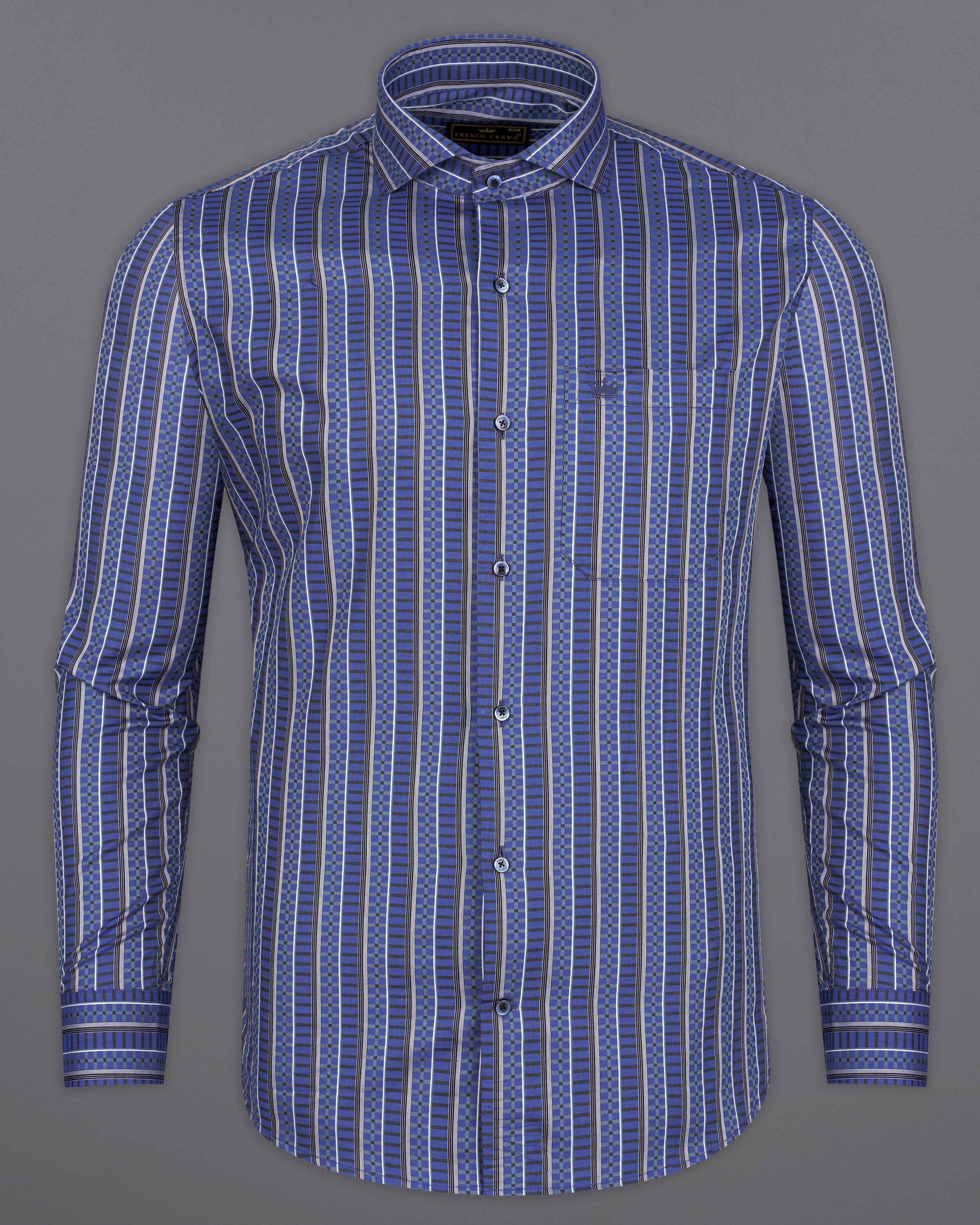 Twilight Blue with Jade Black Striped Jacquard Textured Premium Giza Cotton Shirt 9623-CA-BLE-38,9623-CA-BLE-H-38,9623-CA-BLE-39,9623-CA-BLE-H-39,9623-CA-BLE-40,9623-CA-BLE-H-40,9623-CA-BLE-42,9623-CA-BLE-H-42,9623-CA-BLE-44,9623-CA-BLE-H-44,9623-CA-BLE-46,9623-CA-BLE-H-46,9623-CA-BLE-48,9623-CA-BLE-H-48,9623-CA-BLE-50,9623-CA-BLE-H-50,9623-CA-BLE-52,9623-CA-BLE-H-52