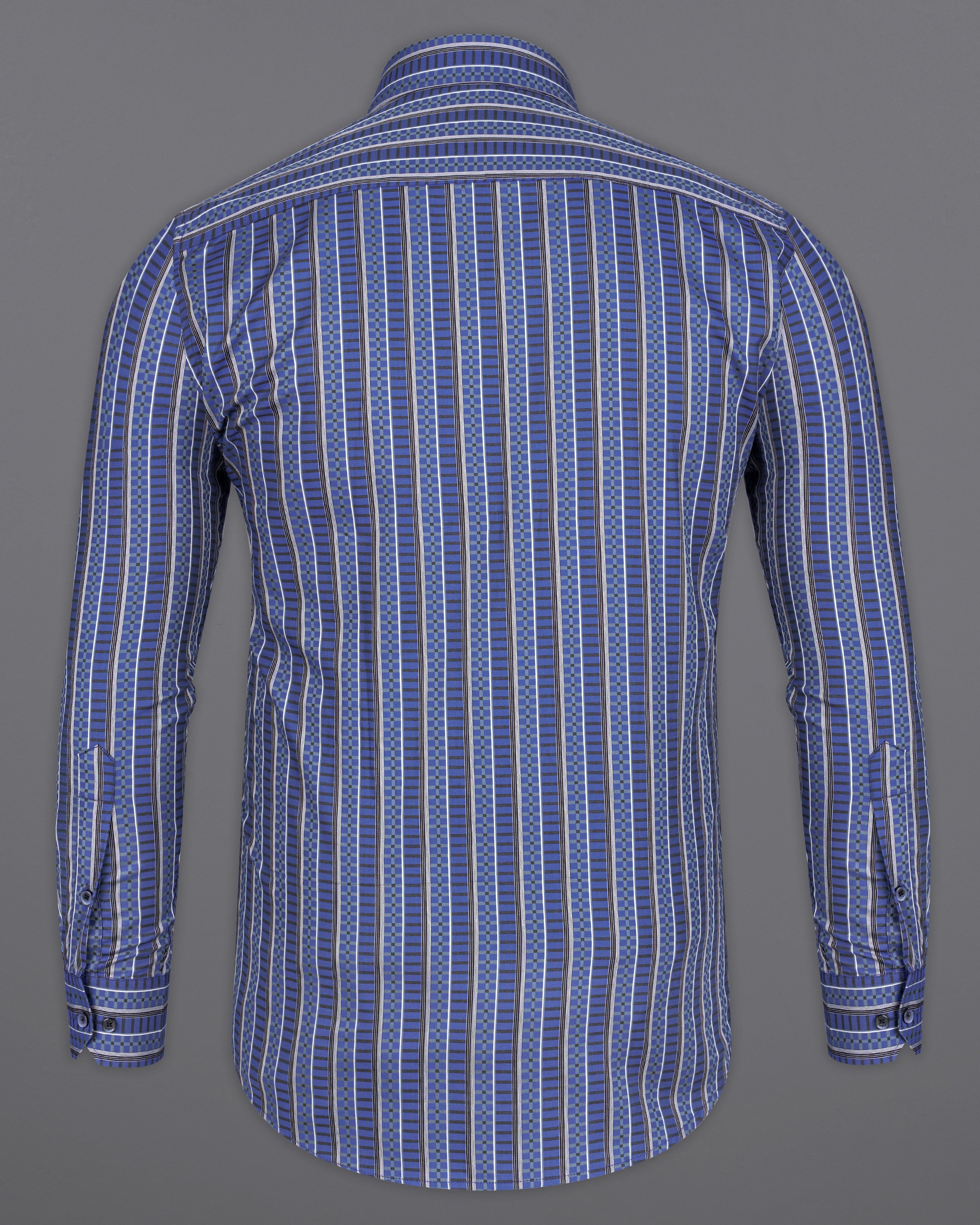 Twilight Blue with Jade Black Striped Jacquard Textured Premium Giza Cotton Shirt 9623-CA-BLE-38,9623-CA-BLE-H-38,9623-CA-BLE-39,9623-CA-BLE-H-39,9623-CA-BLE-40,9623-CA-BLE-H-40,9623-CA-BLE-42,9623-CA-BLE-H-42,9623-CA-BLE-44,9623-CA-BLE-H-44,9623-CA-BLE-46,9623-CA-BLE-H-46,9623-CA-BLE-48,9623-CA-BLE-H-48,9623-CA-BLE-50,9623-CA-BLE-H-50,9623-CA-BLE-52,9623-CA-BLE-H-52