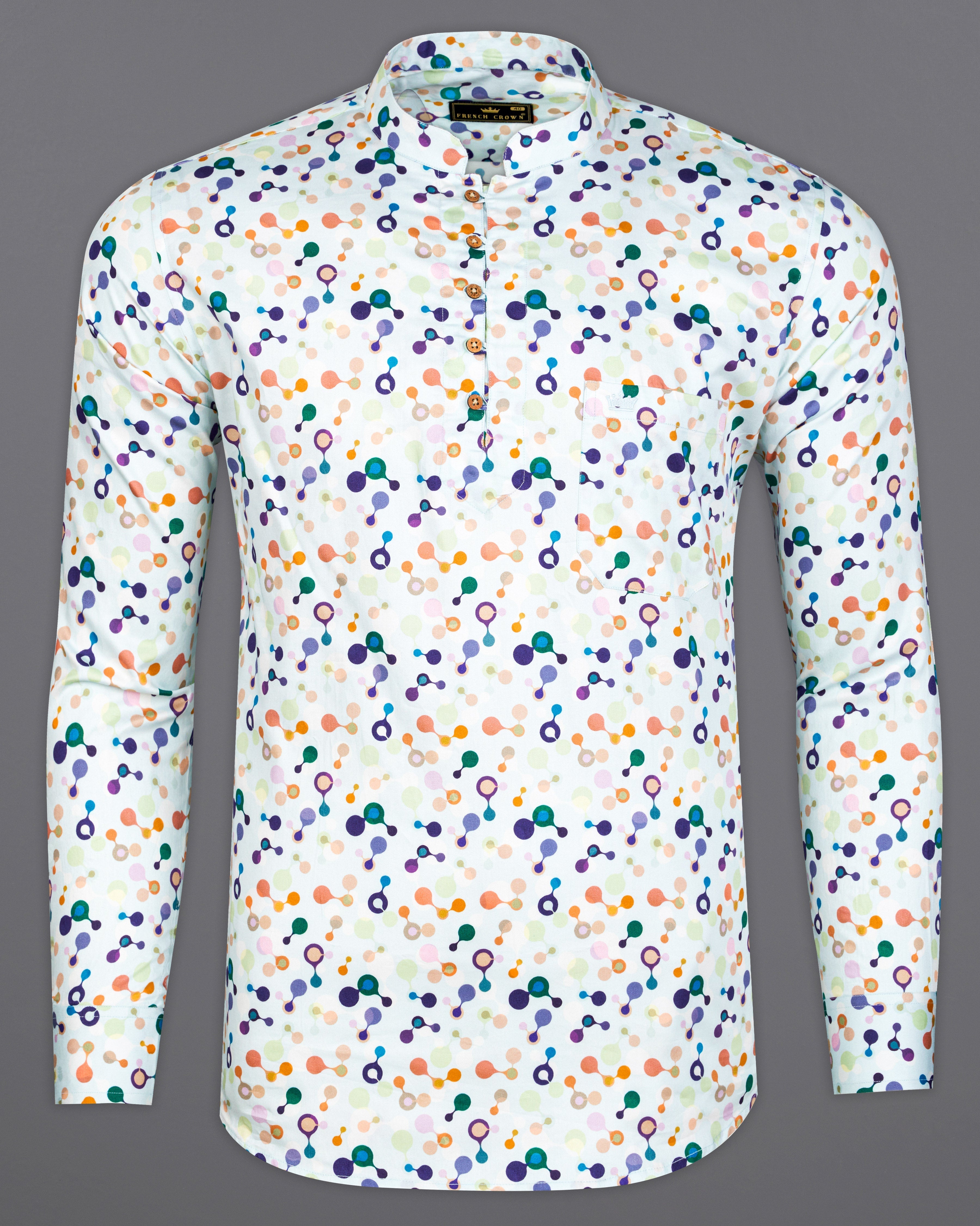 Bright White Multicolour Printed Super Soft Premium Cotton Kurta Shirt 9635-KS-38,9635-KS-H-38,9635-KS-39,9635-KS-H-39,9635-KS-40,9635-KS-H-40,9635-KS-42,9635-KS-H-42,9635-KS-44,9635-KS-H-44,9635-KS-46,9635-KS-H-46,9635-KS-48,9635-KS-H-48,9635-KS-50,9635-KS-H-50,9635-KS-52,9635-KS-H-52