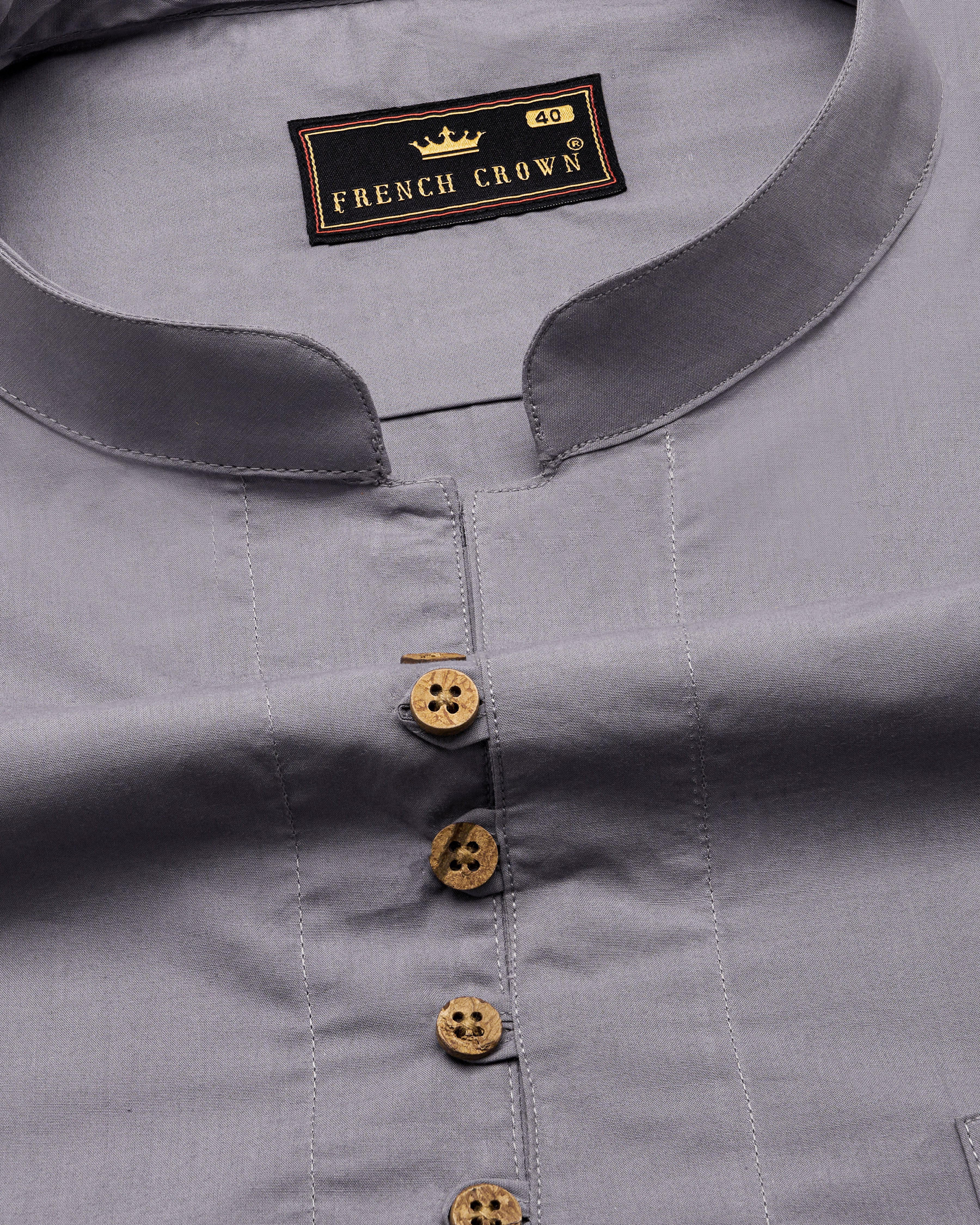 Venus Gray Premium Cotton Kurta Shirt 9637-KS-38,9637-KS-H-38,9637-KS-39,9637-KS-H-39,9637-KS-40,9637-KS-H-40,9637-KS-42,9637-KS-H-42,9637-KS-44,9637-KS-H-44,9637-KS-46,9637-KS-H-46,9637-KS-48,9637-KS-H-48,9637-KS-50,9637-KS-H-50,9637-KS-52,9637-KS-H-52