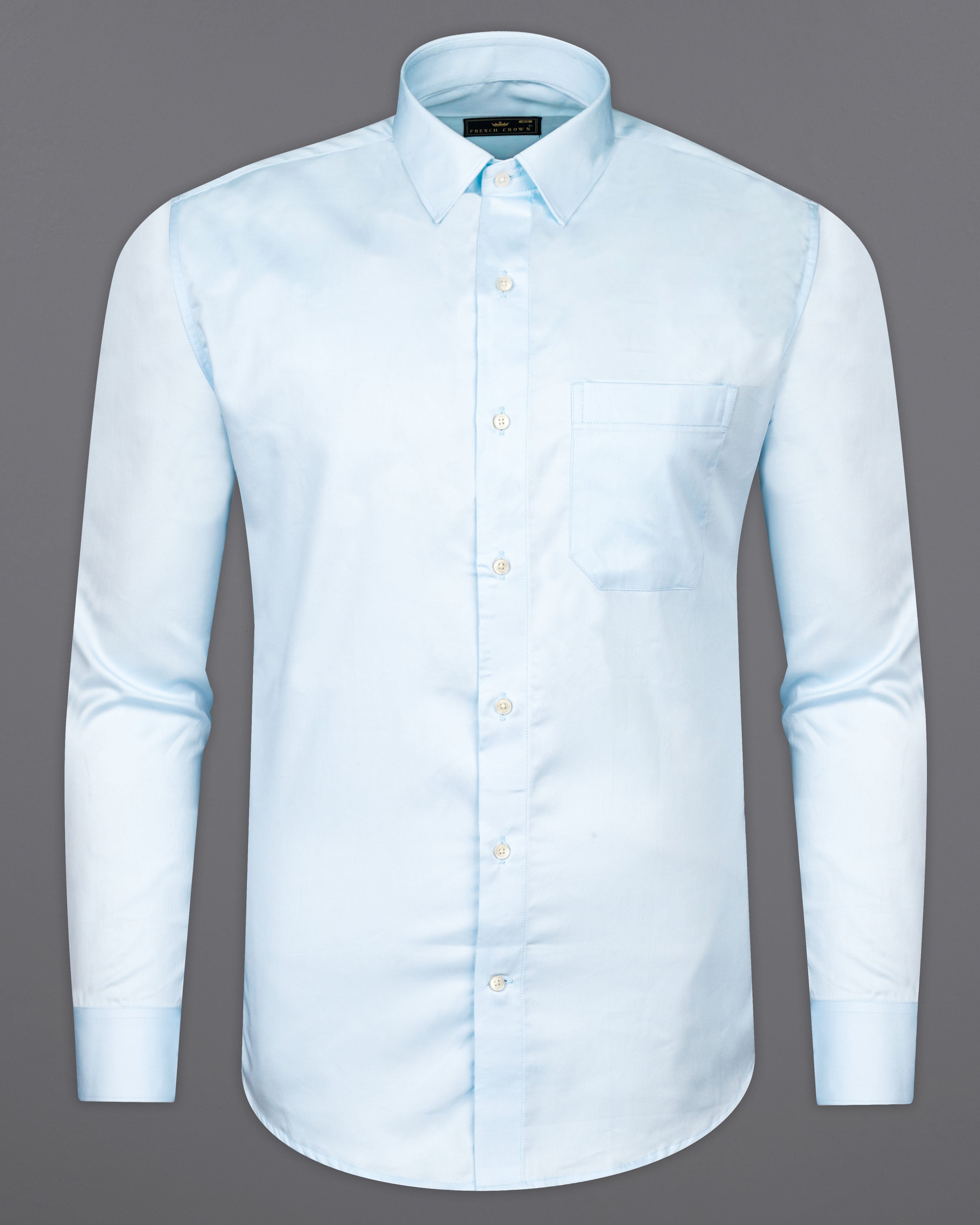 Solitude Sky Blue Super Soft Premium Cotton Shirt 9666-38, 9666-H-38, 9666-39, 9666-H-39, 9666-40, 9666-H-40, 9666-42, 9666-H-42, 9666-44, 9666-H-44, 9666-46, 9666-H-46, 9666-48, 9666-H-48, 9666-50, 9666-H-50, 9666-52, 9666-H-52