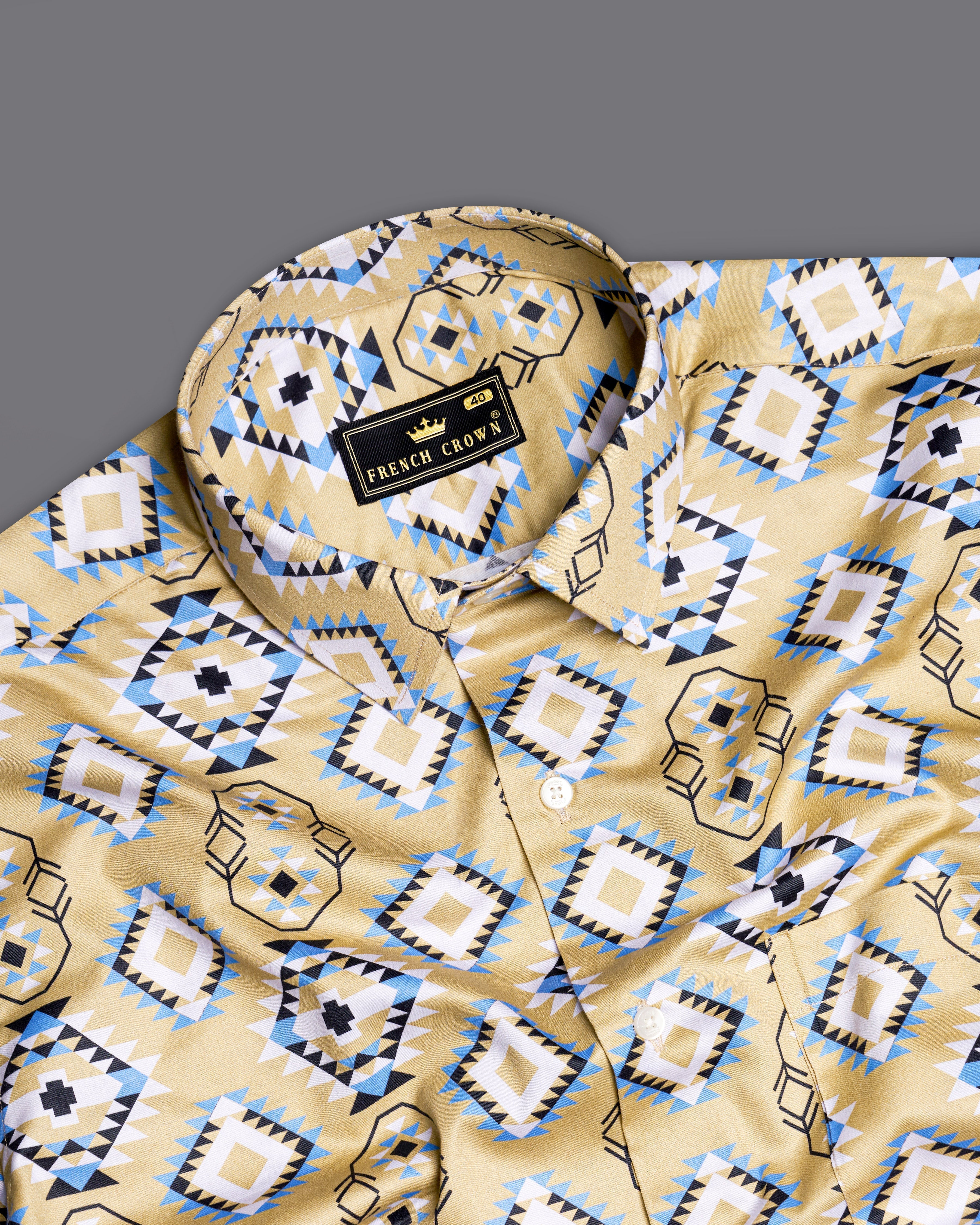 Cashmere Brown with White Multicolour Banjara Printed Super Soft Premium Cotton Shirt 9680-38, 9680-H-38, 9680-39, 9680-H-39, 9680-40, 9680-H-40, 9680-42, 9680-H-42, 9680-44, 9680-H-44, 9680-46, 9680-H-46, 9680-48, 9680-H-48, 9680-50, 9680-H-50, 9680-52, 9680-H-52