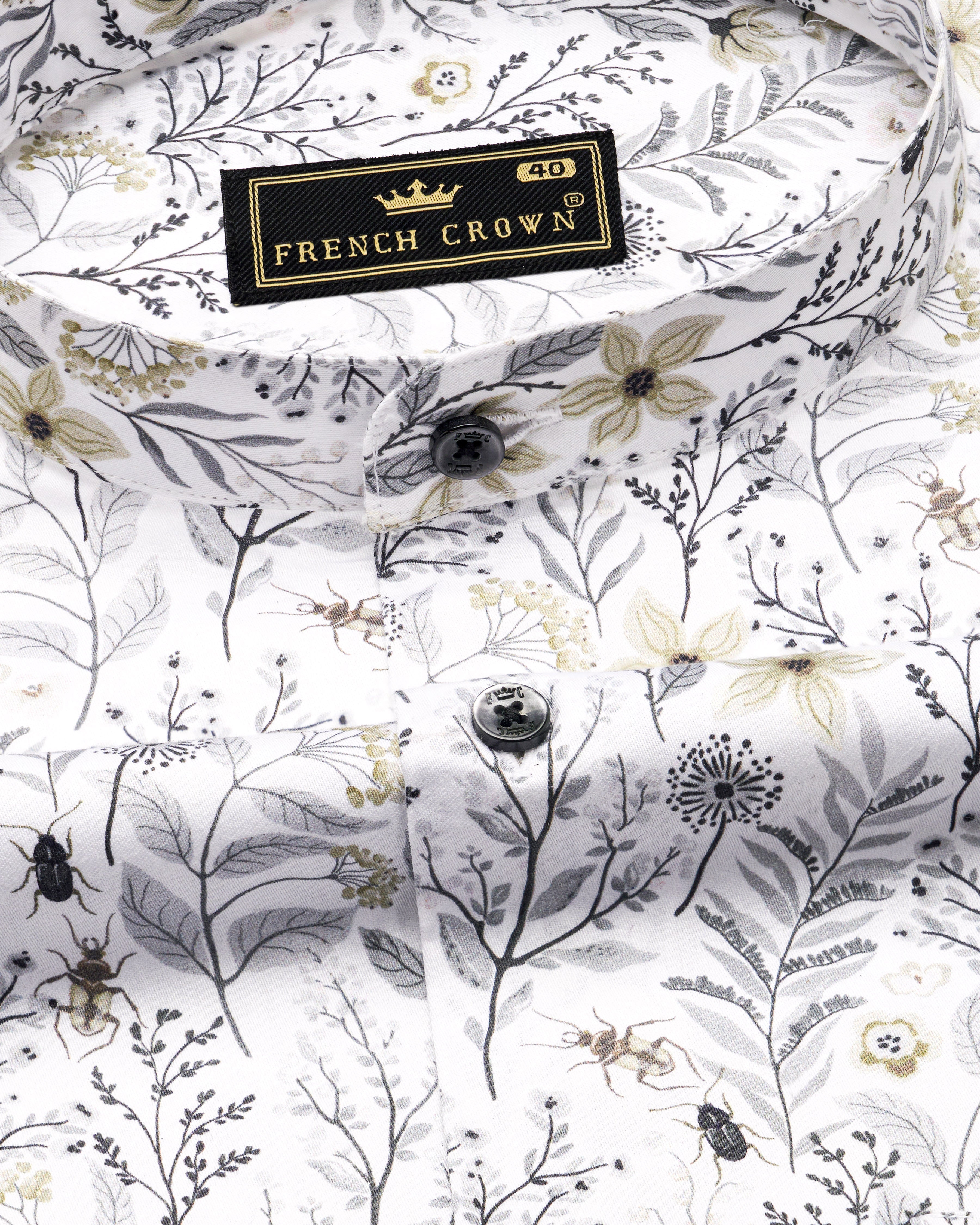 Bright White Ditsy Printed Super Soft Premium Cotton Shirt 9689-M-BLK-38, 9689-M-BLK-H-38, 9689-M-BLK-39, 9689-M-BLK-H-39, 9689-M-BLK-40, 9689-M-BLK-H-40, 9689-M-BLK-42, 9689-M-BLK-H-42, 9689-M-BLK-44, 9689-M-BLK-H-44, 9689-M-BLK-46, 9689-M-BLK-H-46, 9689-M-BLK-48, 9689-M-BLK-H-48, 9689-M-BLK-50, 9689-M-BLK-H-50, 9689-M-BLK-52, 9689-M-BLK-H-52