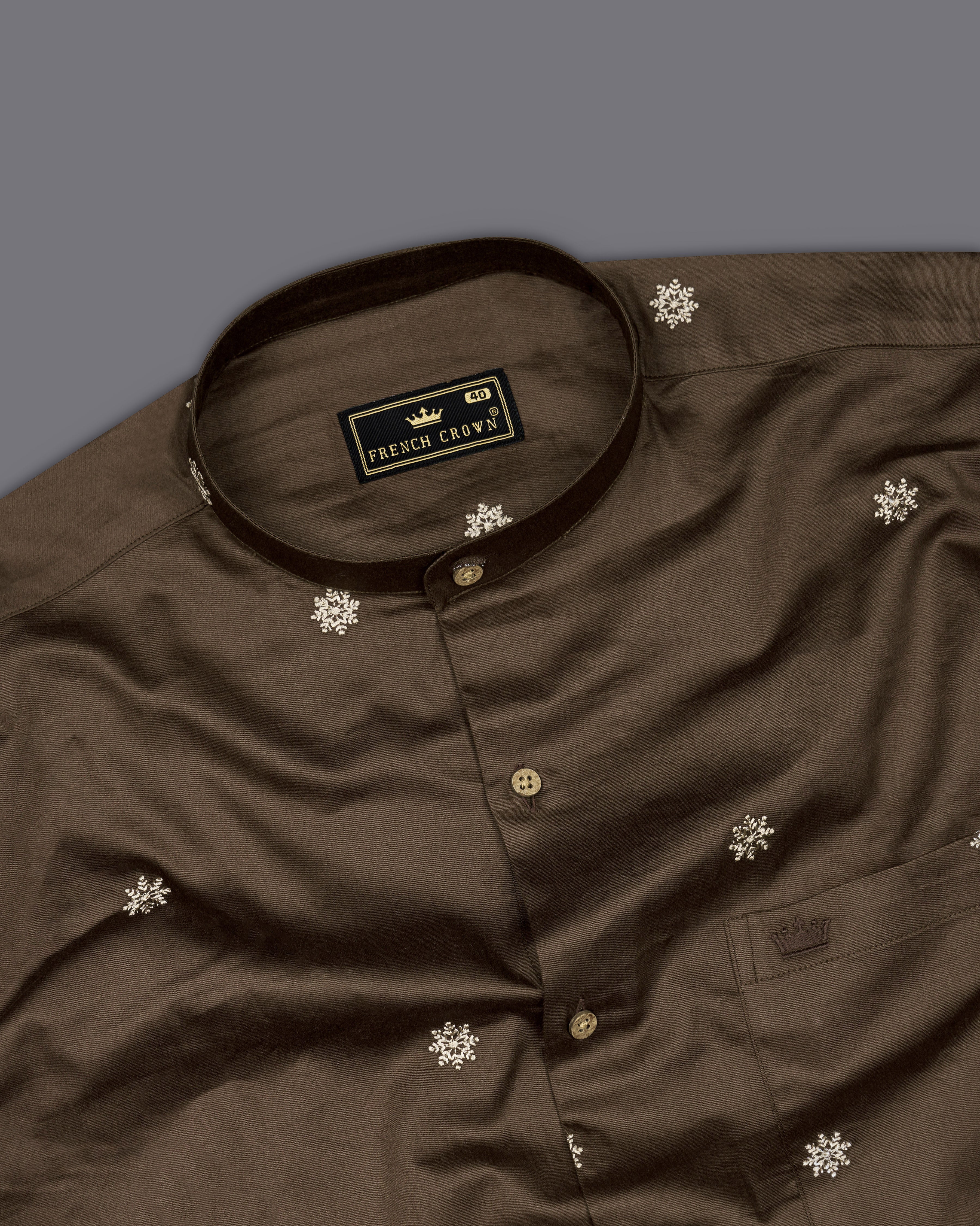 Millbrook Brown Embroidered Super Soft Premium Cotton Shirt 9709-M-CB-38, 9709-M-CB-H-38, 9709-M-CB-39, 9709-M-CB-H-39, 9709-M-CB-40, 9709-M-CB-H-40, 9709-M-CB-42, 9709-M-CB-H-42, 9709-M-CB-44, 9709-M-CB-H-44, 9709-M-CB-46, 9709-M-CB-H-46, 9709-M-CB-48, 9709-M-CB-H-48, 9709-M-CB-50, 9709-M-CB-H-50, 9709-M-CB-52, 9709-M-CB-H-52