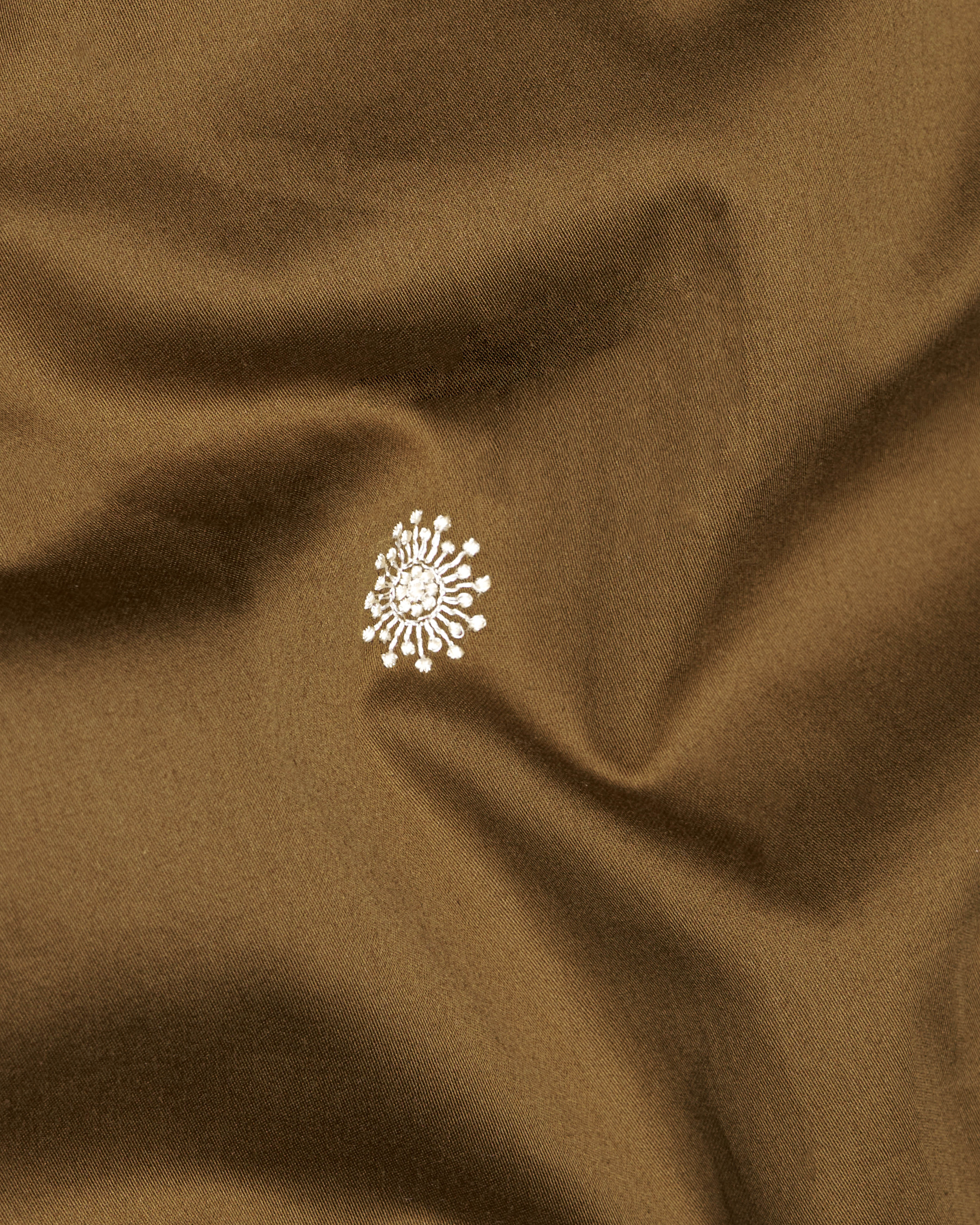 Pickled Brown Embroidered Super Soft Premium Cotton Shirt 9712-38, 9712-H-38, 9712-39, 9712-H-39, 9712-40, 9712-H-40, 9712-42, 9712-H-42, 9712-44, 9712-H-44, 9712-46, 9712-H-46, 9712-48, 9712-H-48, 9712-50, 9712-H-50, 9712-52, 9712-H-52