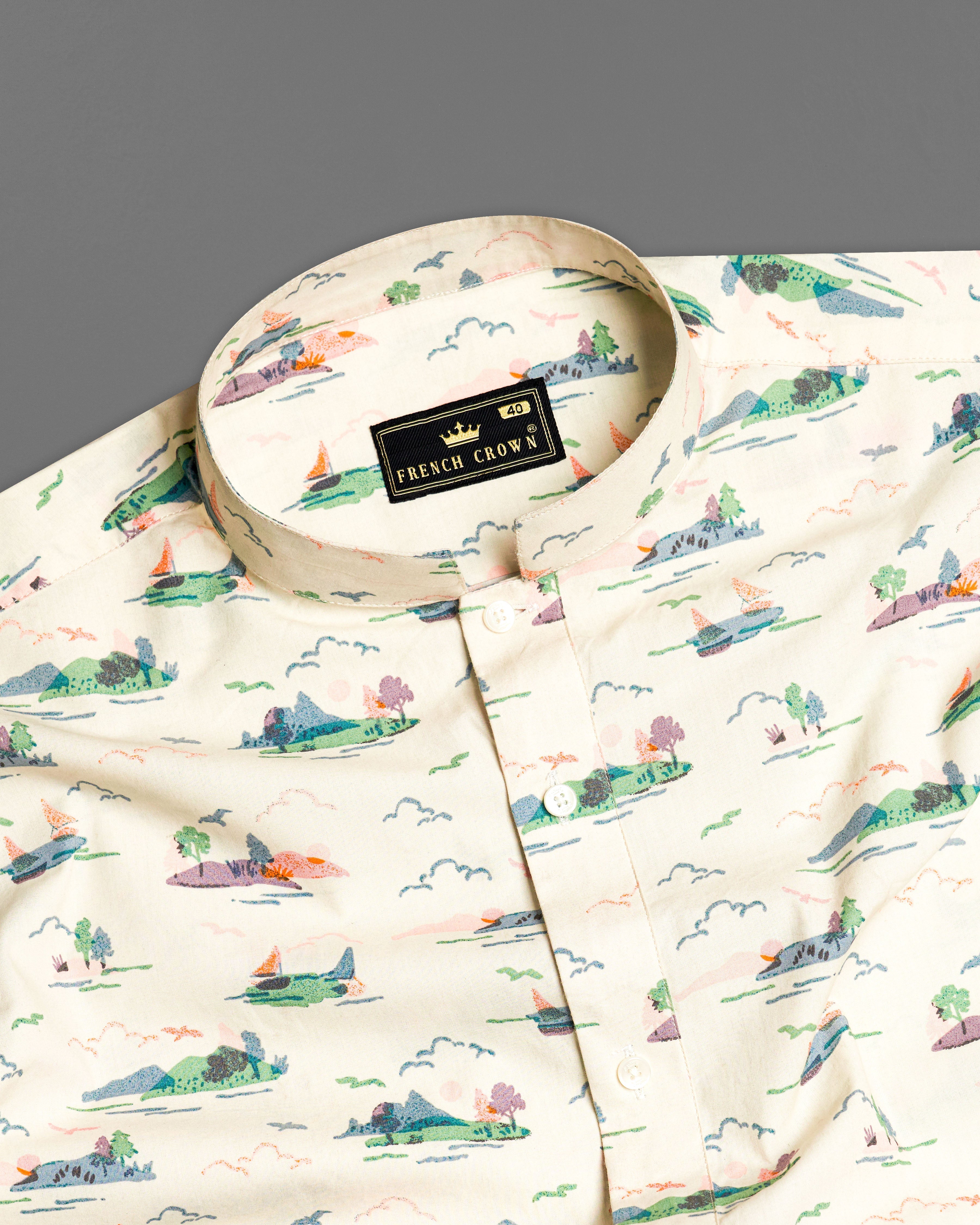 Merino Cream Printed Premium Cotton Designer Shirt 9745-M-P365-38, 9745-M-P365-H-38, 9745-M-P365-39, 9745-M-P365-H-39, 9745-M-P365-40, 9745-M-P365-H-40, 9745-M-P365-42, 9745-M-P365-H-42, 9745-M-P365-44, 9745-M-P365-H-44, 9745-M-P365-46, 9745-M-P365-H-46, 9745-M-P365-48, 9745-M-P365-H-48, 9745-M-P365-50, 9745-M-P365-H-50, 9745-M-P365-52, 9745-M-P365-H-52