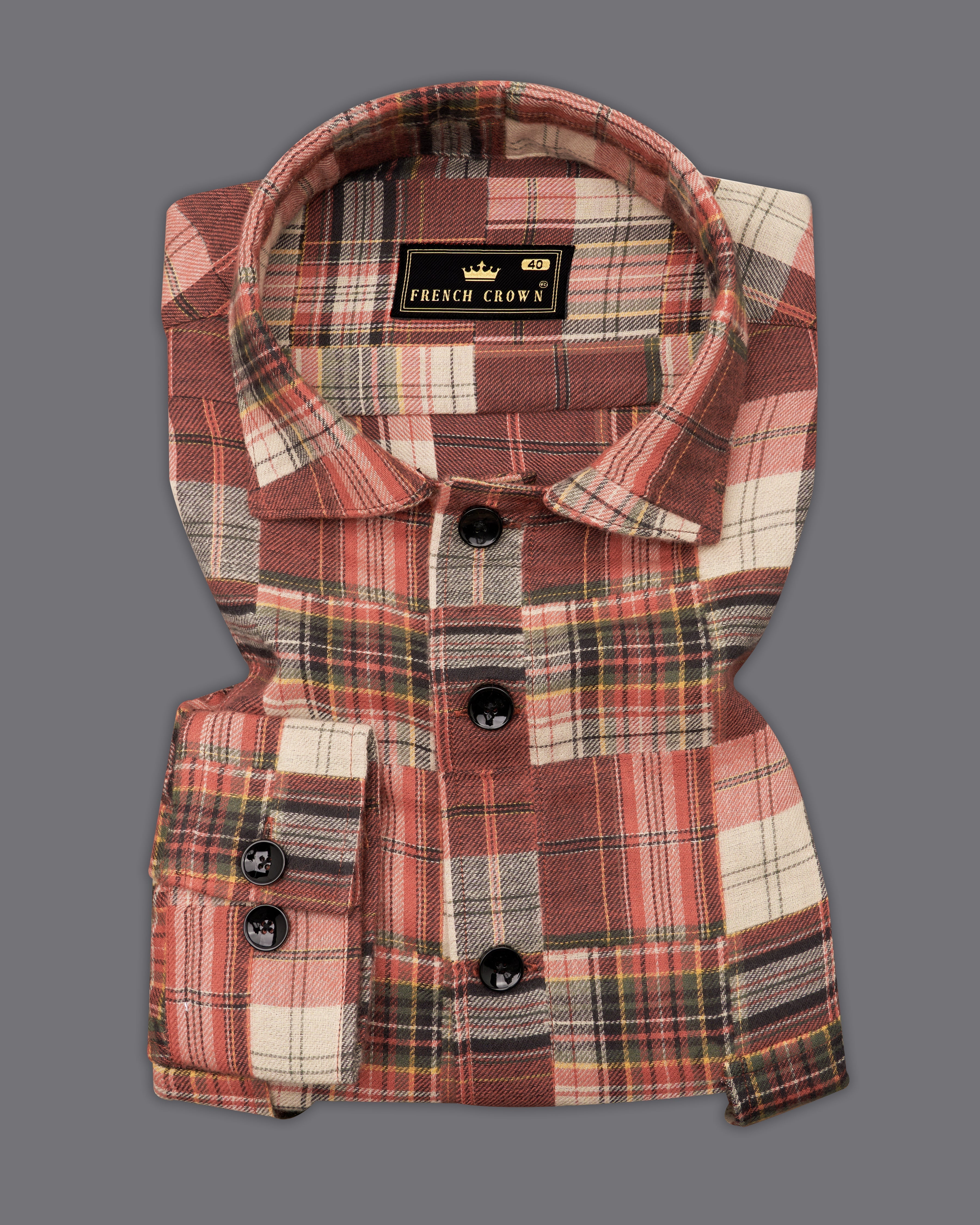 Ironstone with Hampton Brown Multicolour Flannel Designer Overshirt 9754-OS-BLK-P444-38, 9754-OS-BLK-P444-H-38, 9754-OS-BLK-P444-39, 9754-OS-BLK-P444-H-39, 9754-OS-BLK-P444-40, 9754-OS-BLK-P444-H-40, 9754-OS-BLK-P444-42, 9754-OS-BLK-P444-H-42, 9754-OS-BLK-P444-44, 9754-OS-BLK-P444-H-44, 9754-OS-BLK-P444-46, 9754-OS-BLK-P444-H-46, 9754-OS-BLK-P444-48, 9754-OS-BLK-P444-H-48, 9754-OS-BLK-P444-50, 9754-OS-BLK-P444-H-50, 9754-OS-BLK-P444-52, 9754-OS-BLK-P444-H-52