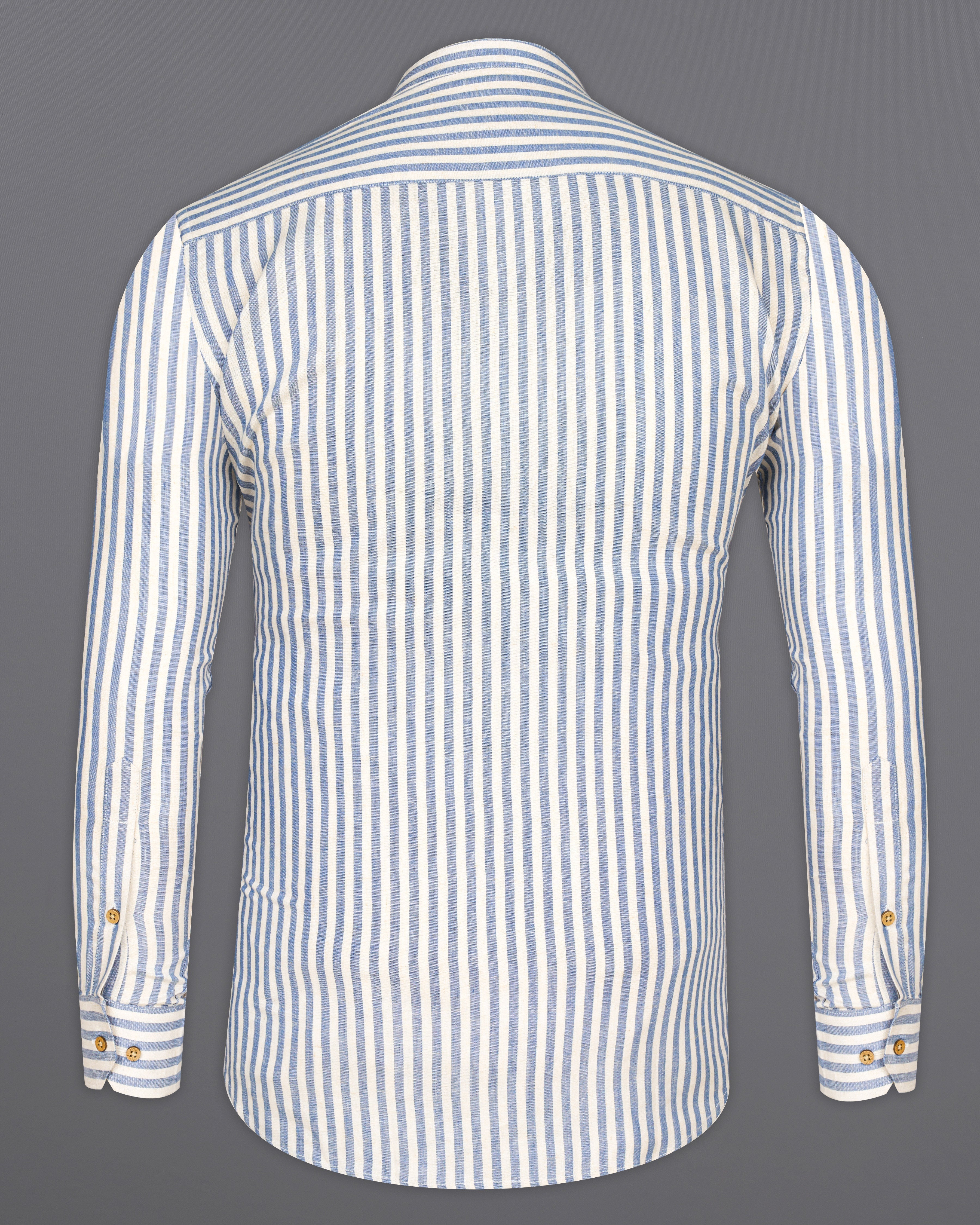 Heather Blue and White Striped Luxurious Linen Kurta Shirt 9783-KS-38, 9783-KS-H-38, 9783-KS-39, 9783-KS-H-39, 9783-KS-40, 9783-KS-H-40, 9783-KS-42, 9783-KS-H-42, 9783-KS-44, 9783-KS-H-44, 9783-KS-46, 9783-KS-H-46, 9783-KS-48, 9783-KS-H-48, 9783-KS-50, 9783-KS-H-50, 9783-KS-52, 9783-KS-H-52