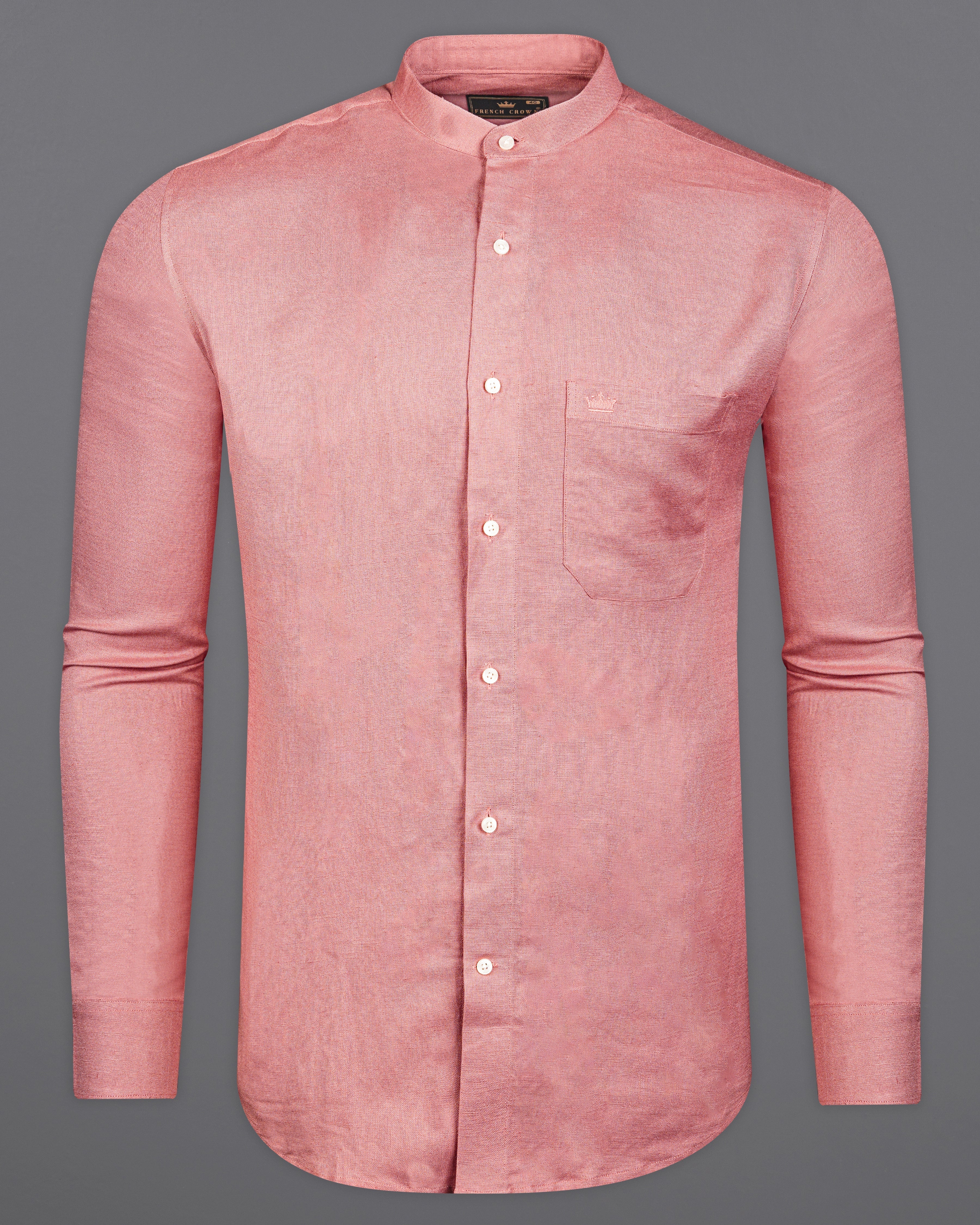 Burning Sand Pink Luxurious Linen Shirt 9846-M-38, 9846-M-H-38, 9846-M-39, 9846-M-H-39, 9846-M-40, 9846-M-H-40, 9846-M-42, 9846-M-H-42, 9846-M-44, 9846-M-H-44, 9846-M-46, 9846-M-H-46, 9846-M-48, 9846-M-H-48, 9846-M-50, 9846-M-H-50, 9846-M-52, 9846-M-H-52