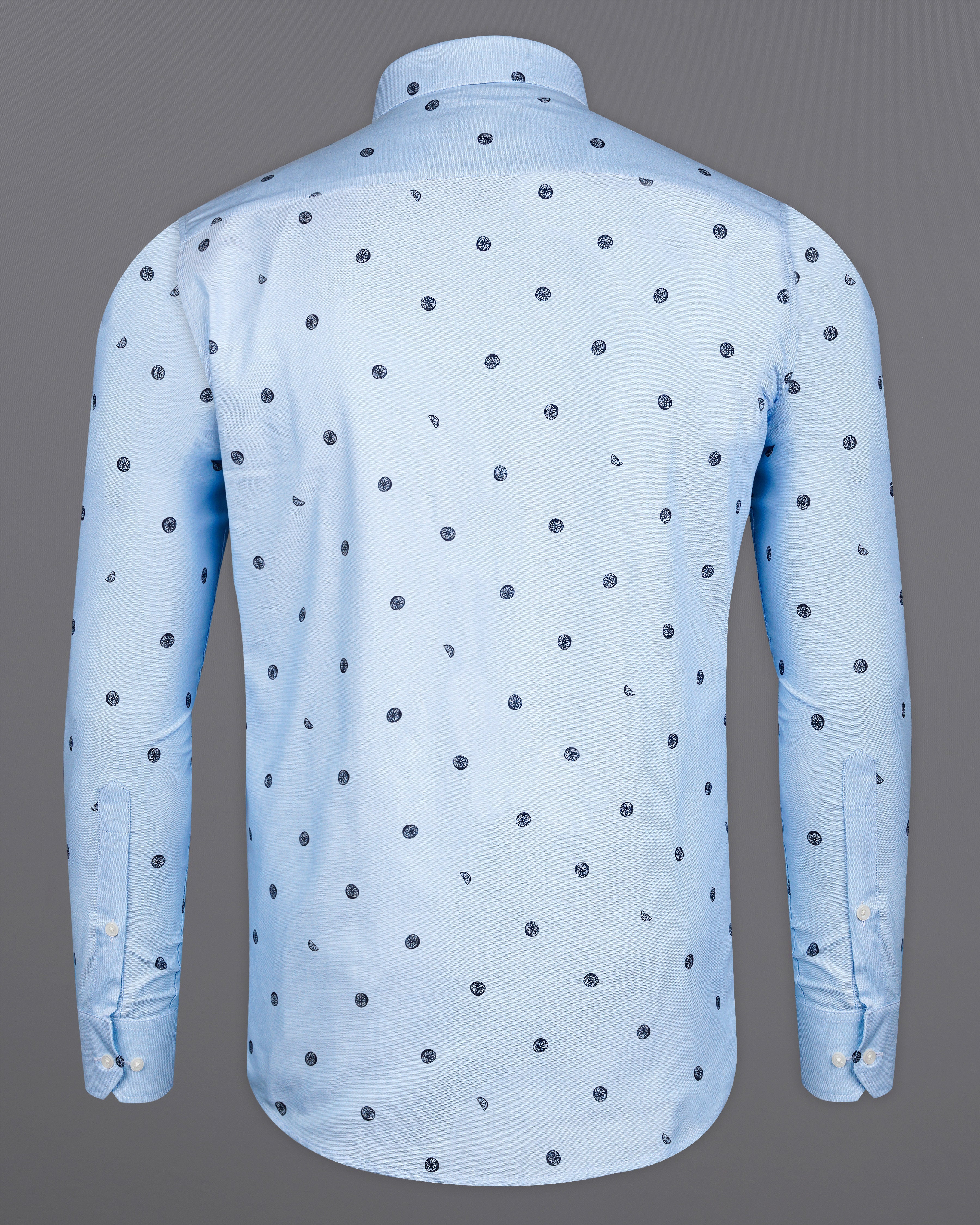 Spindle Sky Blue with Gunmetal Blue Printed Royal Oxford Shirt 9849-BD-38, 9849-BD-H-38, 9849-BD-39, 9849-BD-H-39, 9849-BD-40, 9849-BD-H-40, 9849-BD-42, 9849-BD-H-42, 9849-BD-44, 9849-BD-H-44, 9849-BD-46, 9849-BD-H-46, 9849-BD-48, 9849-BD-H-48, 9849-BD-50, 9849-BD-H-50, 9849-BD-52, 9849-BD-H-52