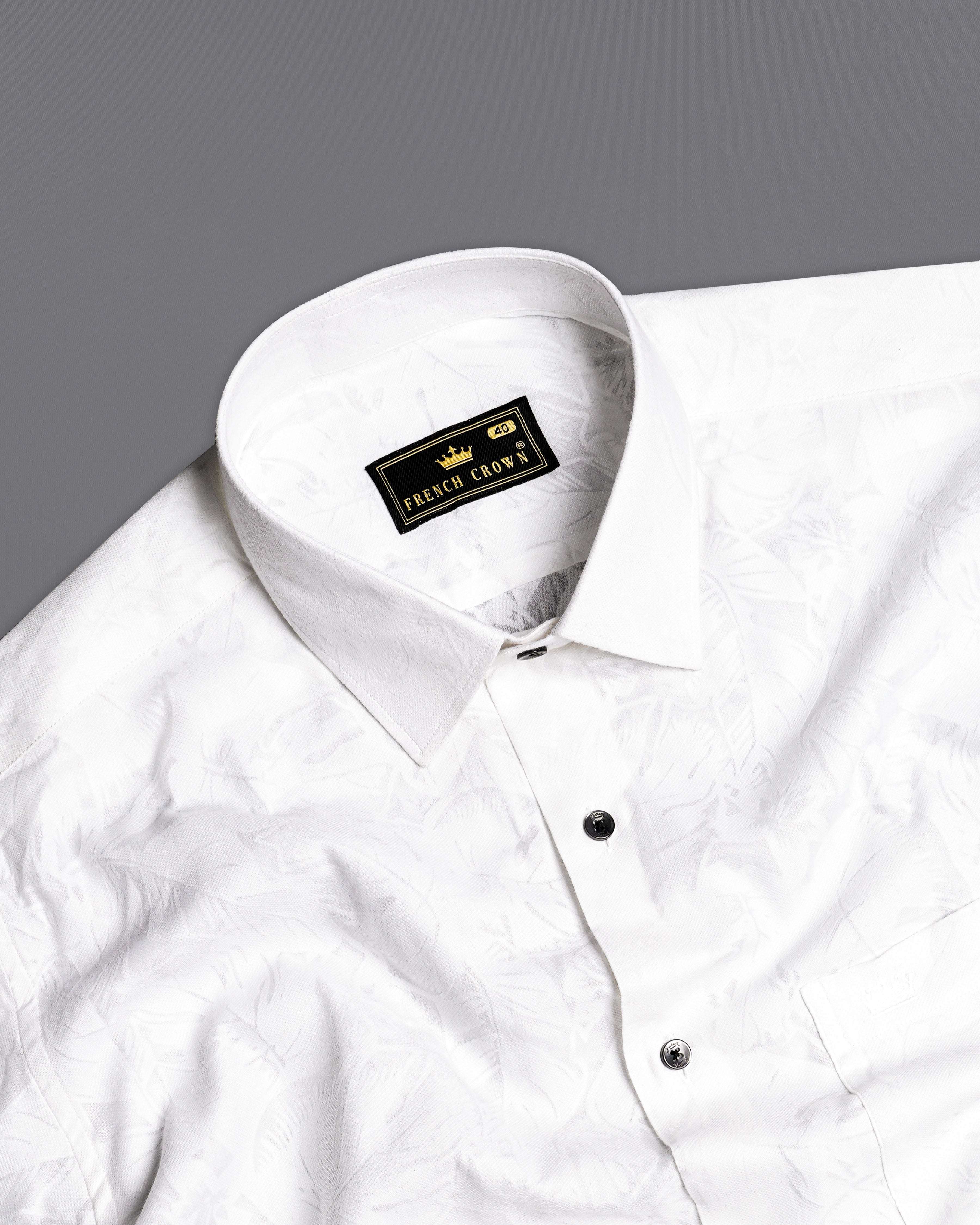 Bright White Jacquard Textured Premium Giza Cotton Shirt 9864-BLK-38, 9864-BLK-H-38, 9864-BLK-39, 9864-BLK-H-39, 9864-BLK-40, 9864-BLK-H-40, 9864-BLK-42, 9864-BLK-H-42, 9864-BLK-44, 9864-BLK-H-44, 9864-BLK-46, 9864-BLK-H-46, 9864-BLK-48, 9864-BLK-H-48, 9864-BLK-50, 9864-BLK-H-50, 9864-BLK-52, 9864-BLK-H-52