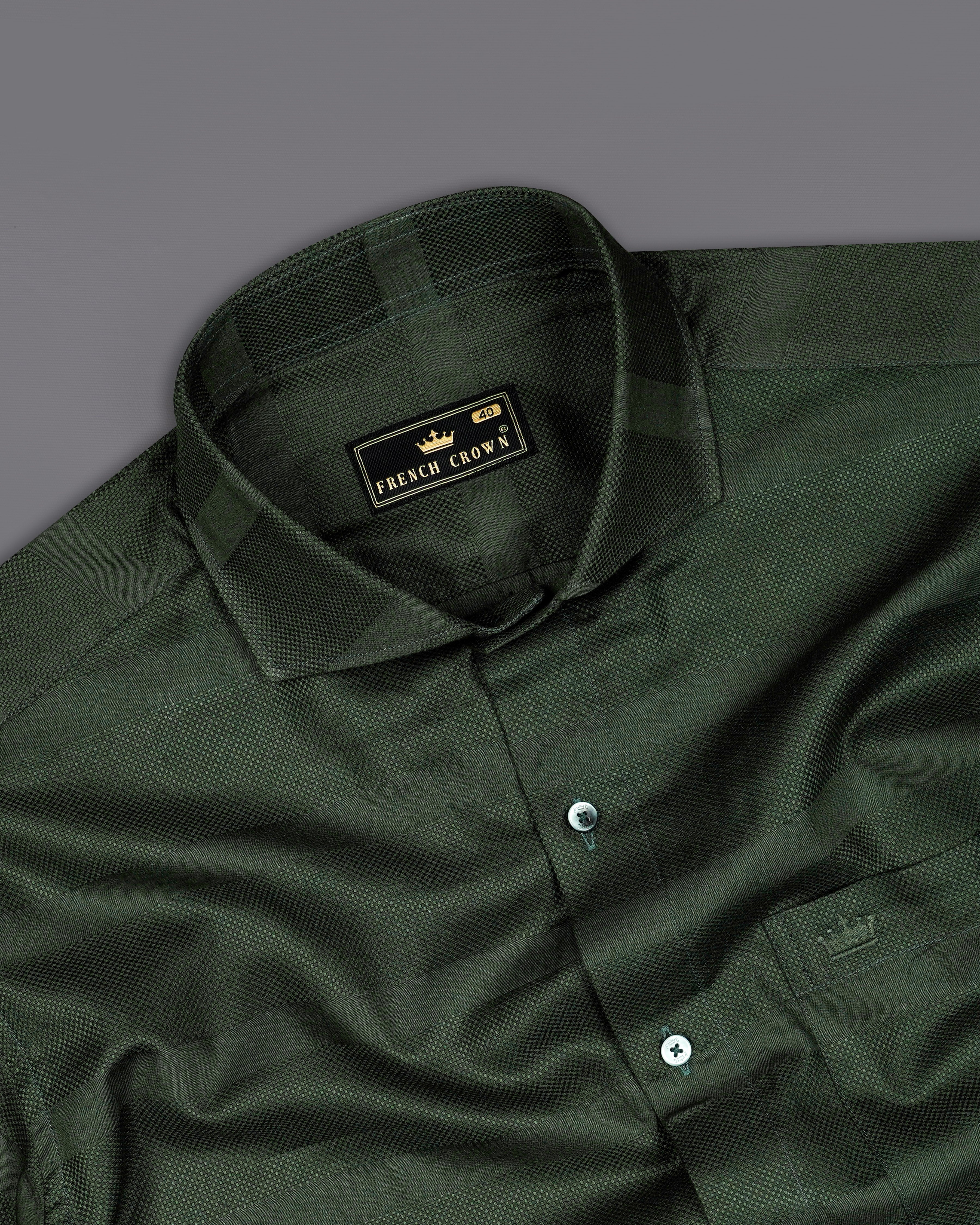 Rifle Green Dobby Textured Premium Giza Cotton Shirt 9896-CA-GR-38, 9896-CA-GR-H-38, 9896-CA-GR-39, 9896-CA-GR-H-39, 9896-CA-GR-40, 9896-CA-GR-H-40, 9896-CA-GR-42, 9896-CA-GR-H-42, 9896-CA-GR-44, 9896-CA-GR-H-44, 9896-CA-GR-46, 9896-CA-GR-H-46, 9896-CA-GR-48, 9896-CA-GR-H-48, 9896-CA-GR-50, 9896-CA-GR-H-50, 9896-CA-GR-52, 9896-CA-GR-H-52