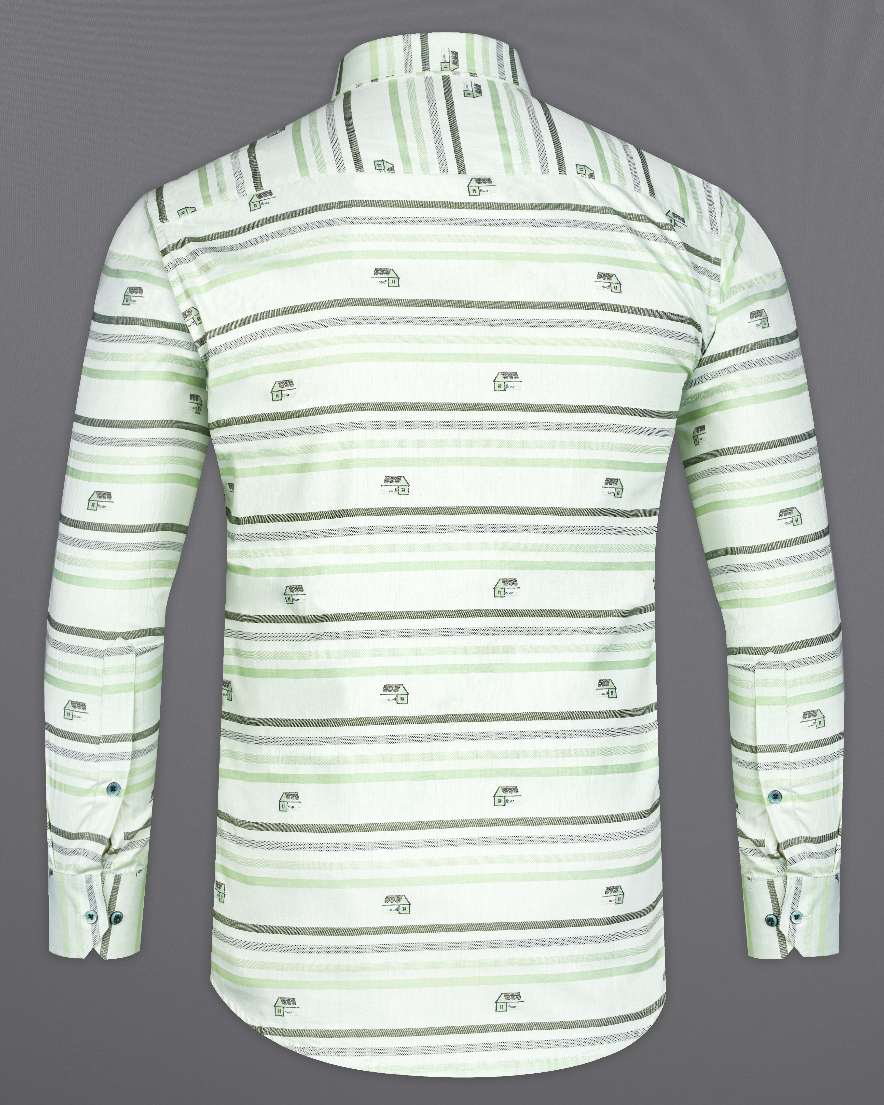 Catskill with Surf Crest Green Striped Dobby Premium Giza Cotton Shirt 9906-GR-38, 9906-GR-H-38, 9906-GR-39, 9906-GR-H-39, 9906-GR-40, 9906-GR-H-40, 9906-GR-42, 9906-GR-H-42, 9906-GR-44, 9906-GR-H-44, 9906-GR-46, 9906-GR-H-46, 9906-GR-48, 9906-GR-H-48, 9906-GR-50, 9906-GR-H-50, 9906-GR-52, 9906-GR-H-52