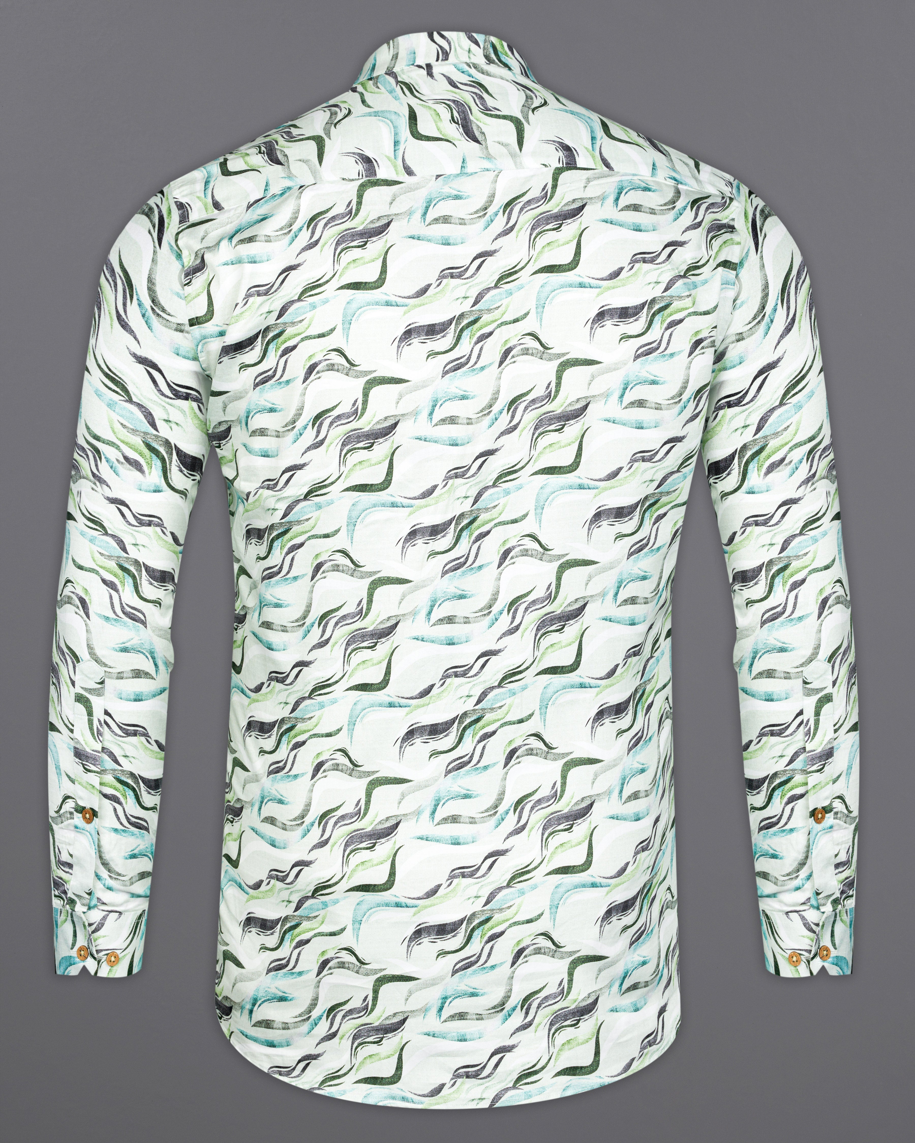 Bright White with Casper Blue and Pistachio Green Printed Super Soft Premium Cotton Kurta Shirt 9909-KS-38, 9909-KS-H-38, 9909-KS-39, 9909-KS-H-39, 9909-KS-40, 9909-KS-H-40, 9909-KS-42, 9909-KS-H-42, 9909-KS-44, 9909-KS-H-44, 9909-KS-46, 9909-KS-H-46, 9909-KS-48, 9909-KS-H-48, 9909-KS-50, 9909-KS-H-50, 9909-KS-52, 9909-KS-H-52