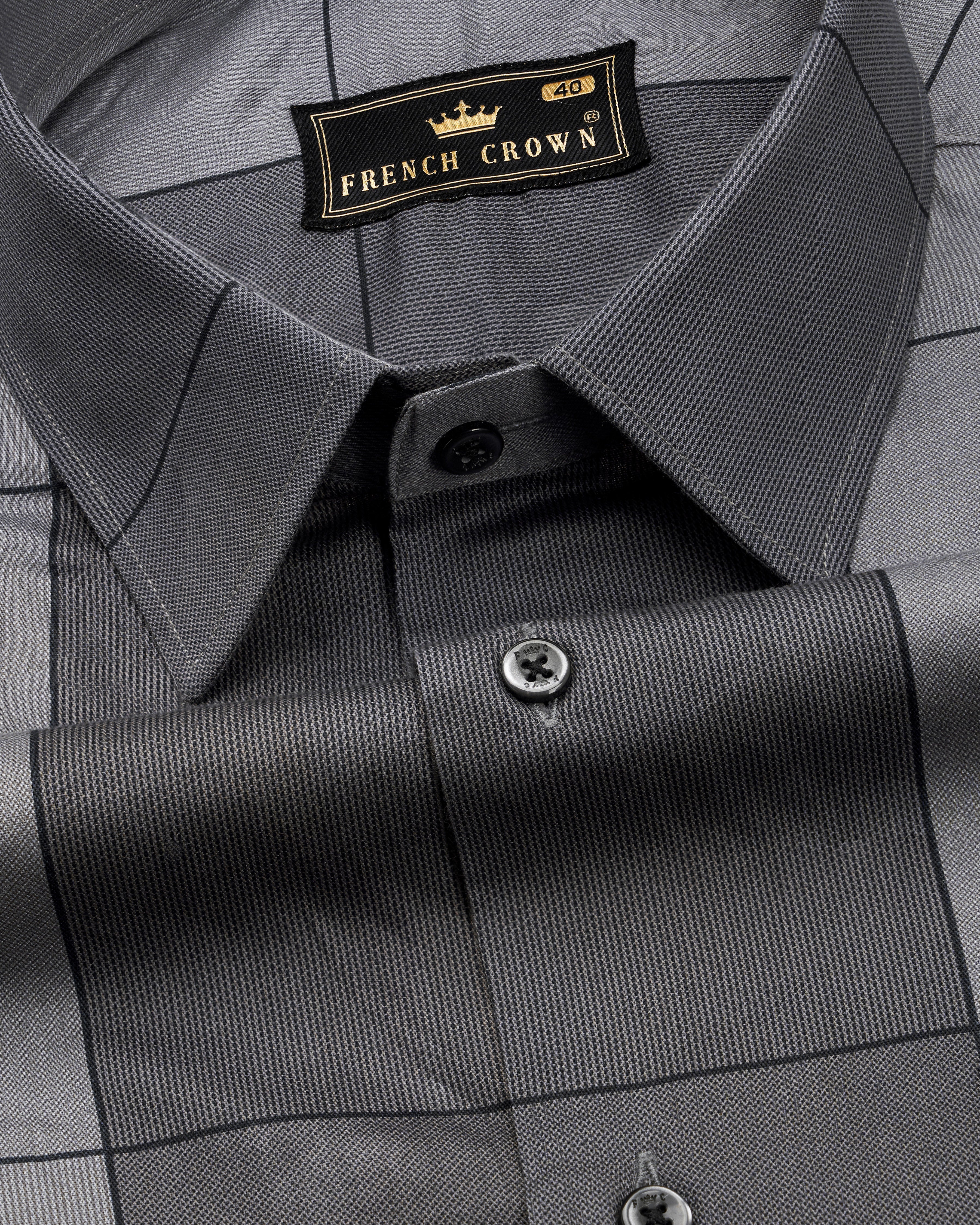 Ironside Dark Gray and Martini Gray Printed Super Soft Premium Cotton Shirt 9913-BLK-38, 9913-BLK-H-38, 9913-BLK-39, 9913-BLK-H-39, 9913-BLK-40, 9913-BLK-H-40, 9913-BLK-42, 9913-BLK-H-42, 9913-BLK-44, 9913-BLK-H-44, 9913-BLK-46, 9913-BLK-H-46, 9913-BLK-48, 9913-BLK-H-48, 9913-BLK-50, 9913-BLK-H-50, 9913-BLK-52, 9913-BLK-H-52