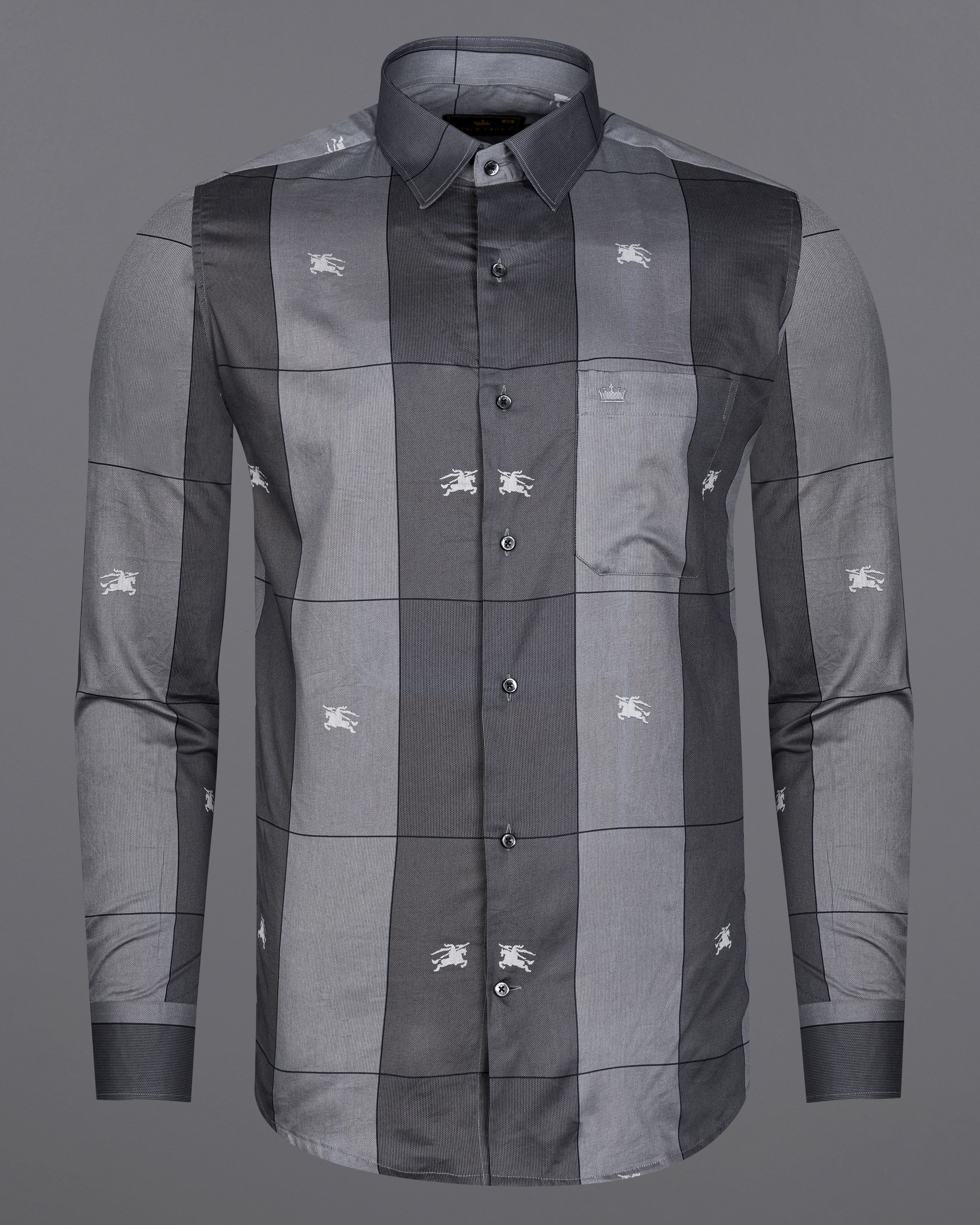 Ironside Dark Gray and Martini Gray Printed Super Soft Premium Cotton Shirt 9913-BLK-38, 9913-BLK-H-38, 9913-BLK-39, 9913-BLK-H-39, 9913-BLK-40, 9913-BLK-H-40, 9913-BLK-42, 9913-BLK-H-42, 9913-BLK-44, 9913-BLK-H-44, 9913-BLK-46, 9913-BLK-H-46, 9913-BLK-48, 9913-BLK-H-48, 9913-BLK-50, 9913-BLK-H-50, 9913-BLK-52, 9913-BLK-H-52