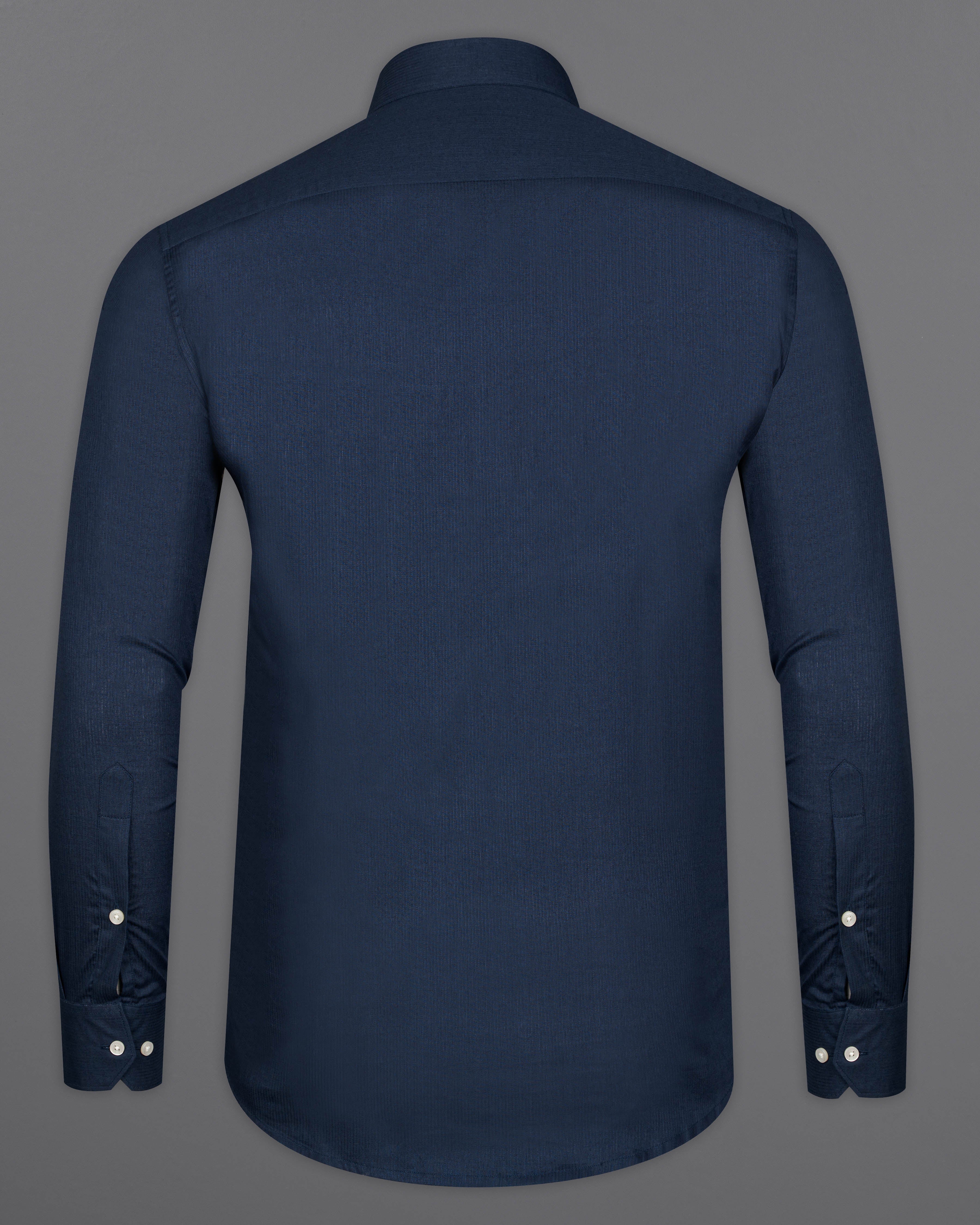 Firefly Navy Blue Dobby Textured Premium Giza Cotton Shirt 9927-38, 9927-H-38, 9927-39, 9927-H-39, 9927-40, 9927-H-40, 9927-42, 9927-H-42, 9927-44, 9927-H-44, 9927-46, 9927-H-46, 9927-48, 9927-H-48, 9927-50, 9927-H-50, 9927-52, 9927-H-52