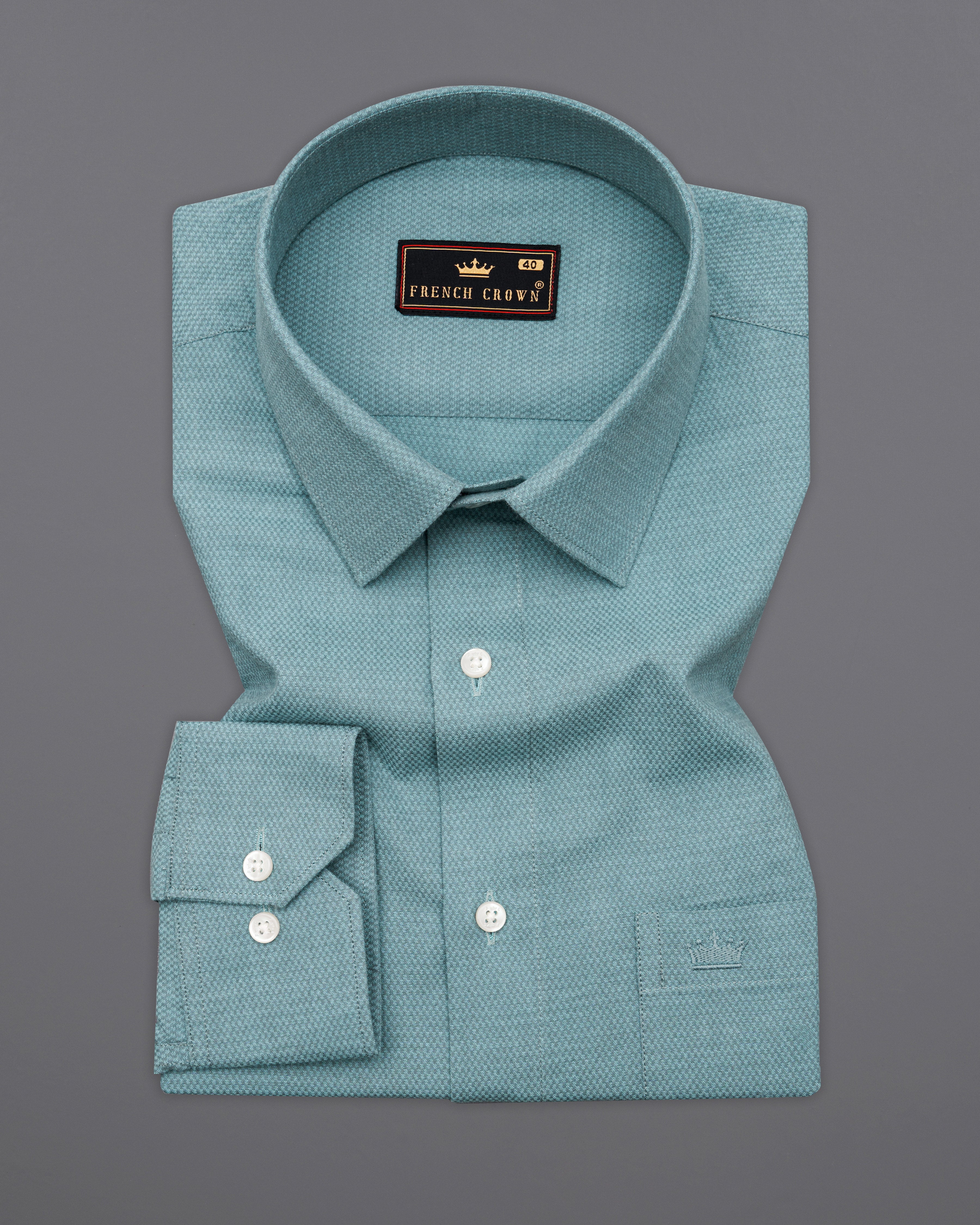 Moonstone Green Dobby Textured Premium Giza Cotton Designer Shirt 9940-P394-38, 9940-P394-H-38, 9940-P394-39, 9940-P394-H-39, 9940-P394-40, 9940-P394-H-40, 9940-P394-42, 9940-P394-H-42, 9940-P394-44, 9940-P394-H-44, 9940-P394-46, 9940-P394-H-46, 9940-P394-48, 9940-P394-H-48, 9940-P394-50, 9940-P394-H-50, 9940-P394-52, 9940-P394-H-52