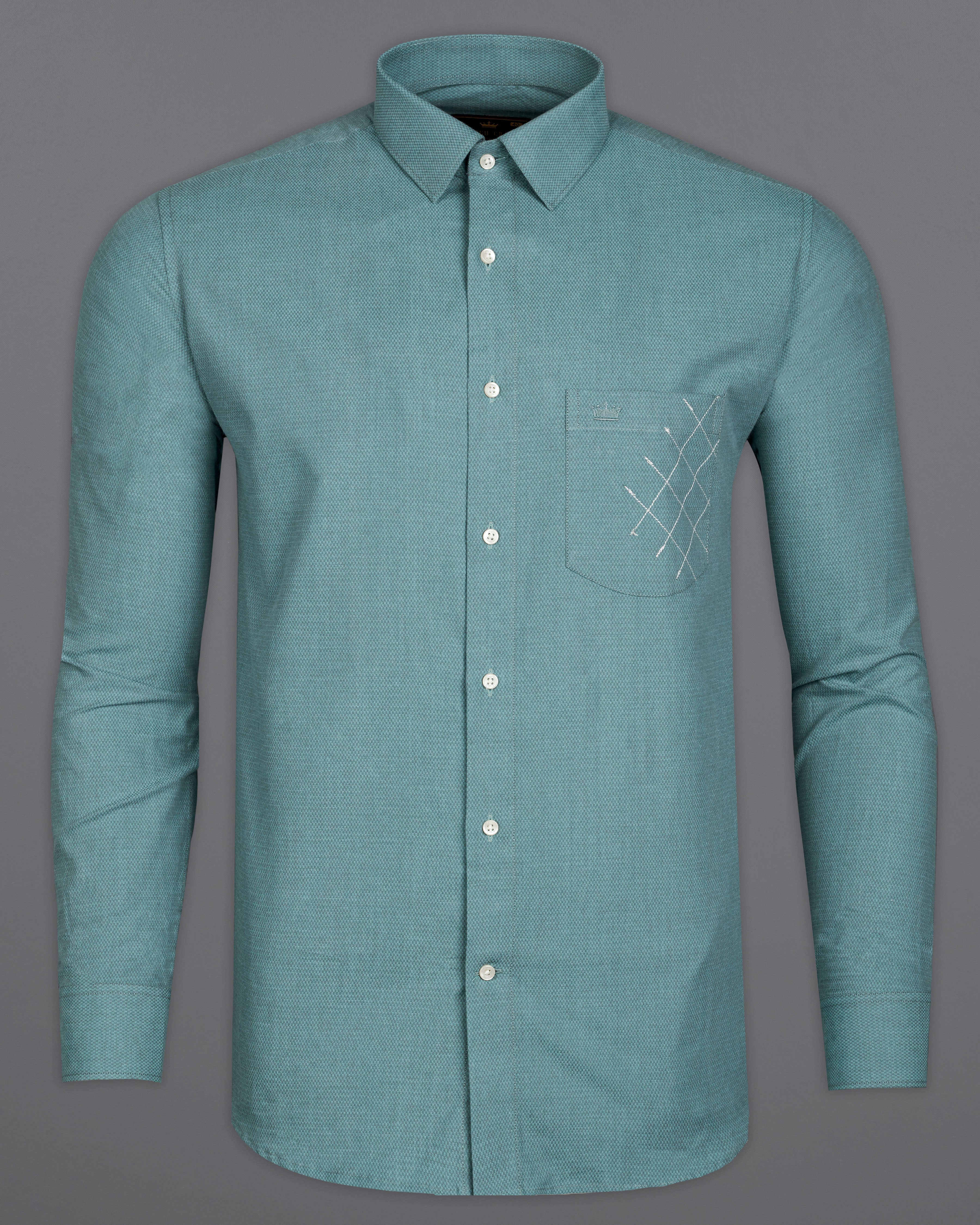 Moonstone Green Dobby Textured Premium Giza Cotton Designer Shirt 9940-P394-38, 9940-P394-H-38, 9940-P394-39, 9940-P394-H-39, 9940-P394-40, 9940-P394-H-40, 9940-P394-42, 9940-P394-H-42, 9940-P394-44, 9940-P394-H-44, 9940-P394-46, 9940-P394-H-46, 9940-P394-48, 9940-P394-H-48, 9940-P394-50, 9940-P394-H-50, 9940-P394-52, 9940-P394-H-52