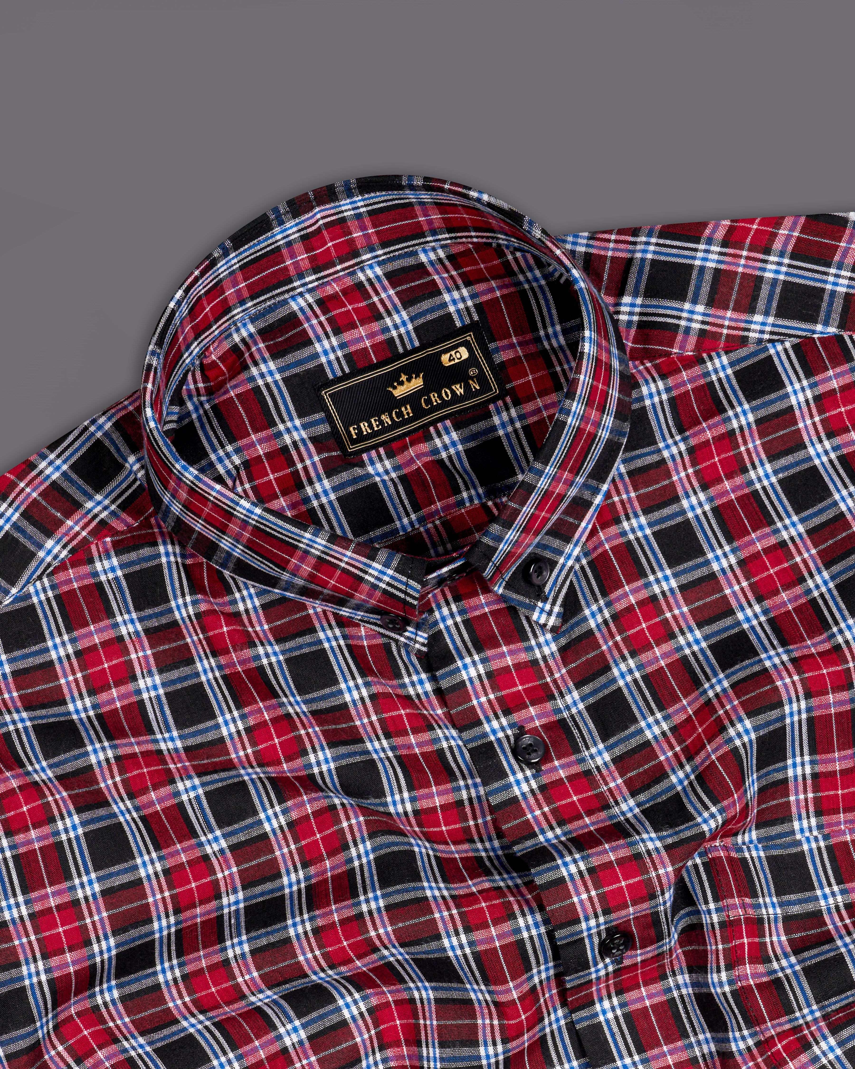 Shiraz Red and Mackerel Blue Checkered Royal Oxford Shirt 9948-BD-BLK-38, 9948-BD-BLK-H-38, 9948-BD-BLK-39, 9948-BD-BLK-H-39, 9948-BD-BLK-40, 9948-BD-BLK-H-40, 9948-BD-BLK-42, 9948-BD-BLK-H-42, 9948-BD-BLK-44, 9948-BD-BLK-H-44, 9948-BD-BLK-46, 9948-BD-BLK-H-46, 9948-BD-BLK-48, 9948-BD-BLK-H-48, 9948-BD-BLK-50, 9948-BD-BLK-H-50, 9948-BD-BLK-52, 9948-BD-BLK-H-52