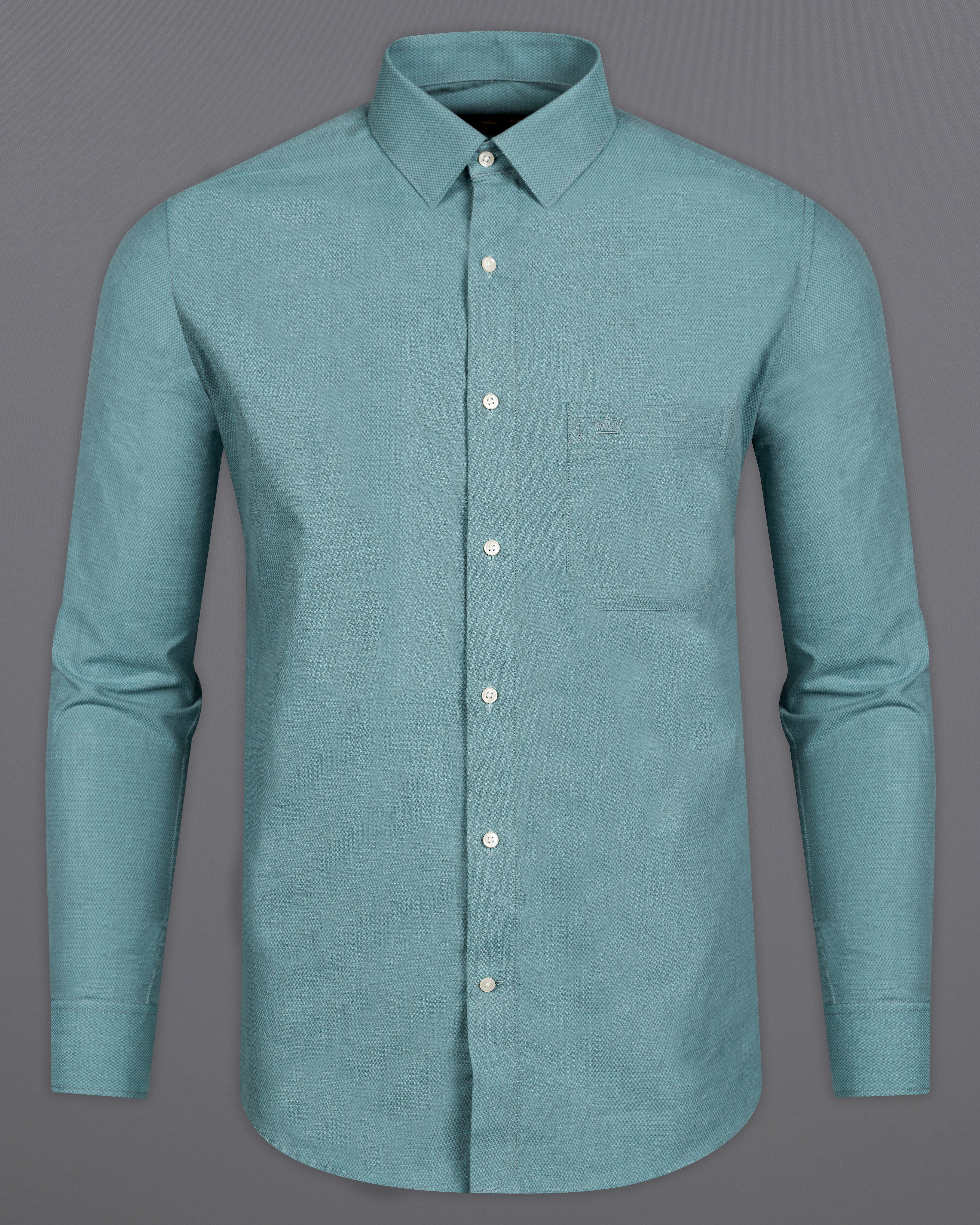 Horizon Green Dobby Textured Premium Giza Cotton Shirt 9949-38, 9949-H-38, 9949-39, 9949-H-39, 9949-40, 9949-H-40, 9949-42, 9949-H-42, 9949-44, 9949-H-44, 9949-46, 9949-H-46, 9949-48, 9949-H-48, 9949-50, 9949-H-50, 9949-52, 9949-H-52