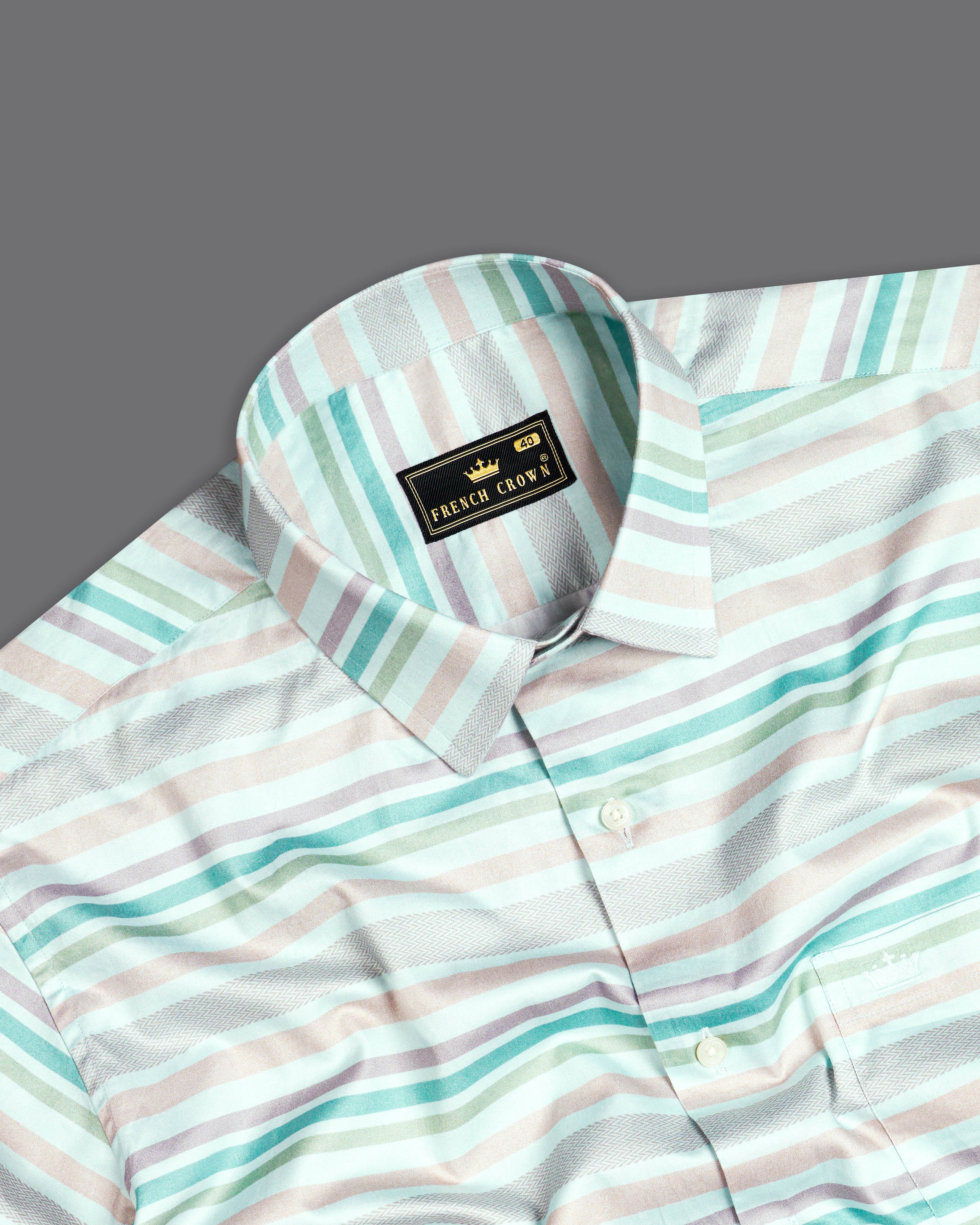 Jet Stream Green and Amulet Green Multicolour Striped Super Soft Premium Cotton Shirt 9953-38, 9953-H-38, 9953-39, 9953-H-39, 9953-40, 9953-H-40, 9953-42, 9953-H-42, 9953-44, 9953-H-44, 9953-46, 9953-H-46, 9953-48, 9953-H-48, 9953-50, 9953-H-50, 9953-52, 9953-H-52