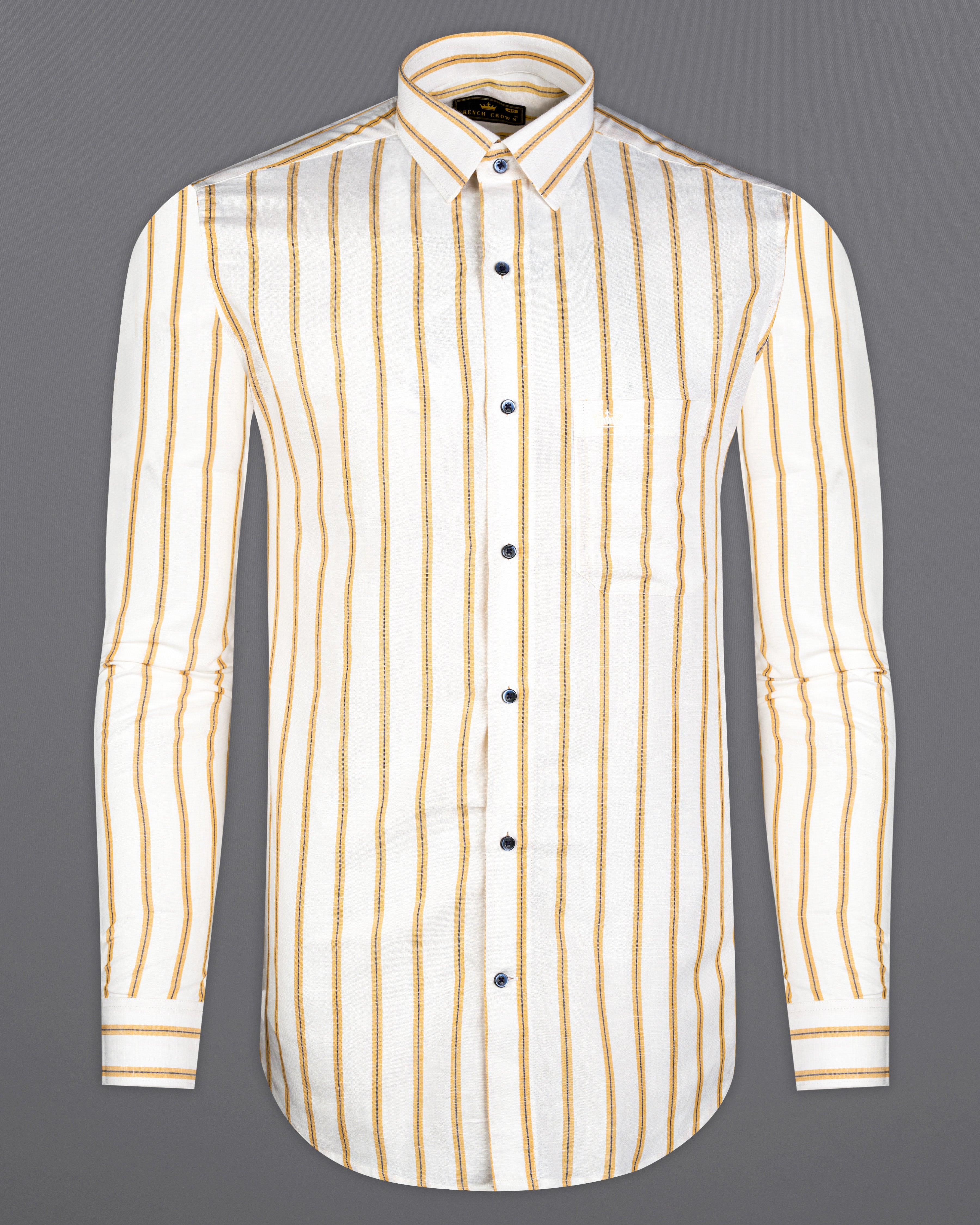 Zircon Cream and Peach Striped Luxurious Linen Shirt 9973-BLE-38, 9973-BLE-H-38, 9973-BLE-39, 9973-BLE-H-39, 9973-BLE-40, 9973-BLE-H-40, 9973-BLE-42, 9973-BLE-H-42, 9973-BLE-44, 9973-BLE-H-44, 9973-BLE-46, 9973-BLE-H-46, 9973-BLE-48, 9973-BLE-H-48, 9973-BLE-50, 9973-BLE-H-50, 9973-BLE-52, 9973-BLE-H-52