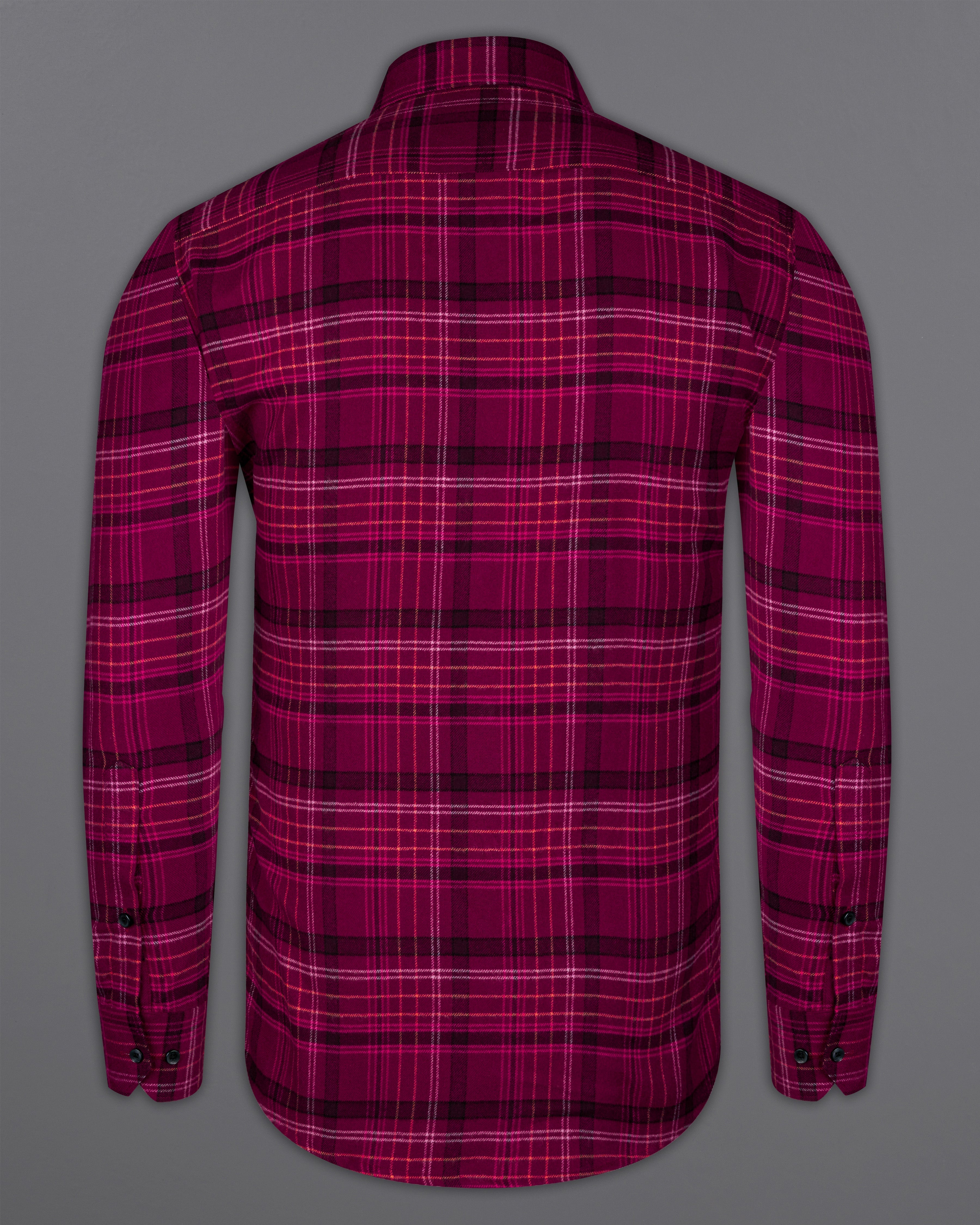 Magenta Maroon Checkered Flannel Shirt 9988-BLK-38, 9988-BLK-H-38, 9988-BLK-39, 9988-BLK-H-39, 9988-BLK-40, 9988-BLK-H-40, 9988-BLK-42, 9988-BLK-H-42, 9988-BLK-44, 9988-BLK-H-44, 9988-BLK-46, 9988-BLK-H-46, 9988-BLK-48, 9988-BLK-H-48, 9988-BLK-50, 9988-BLK-H-50, 9988-BLK-52, 9988-BLK-H-52