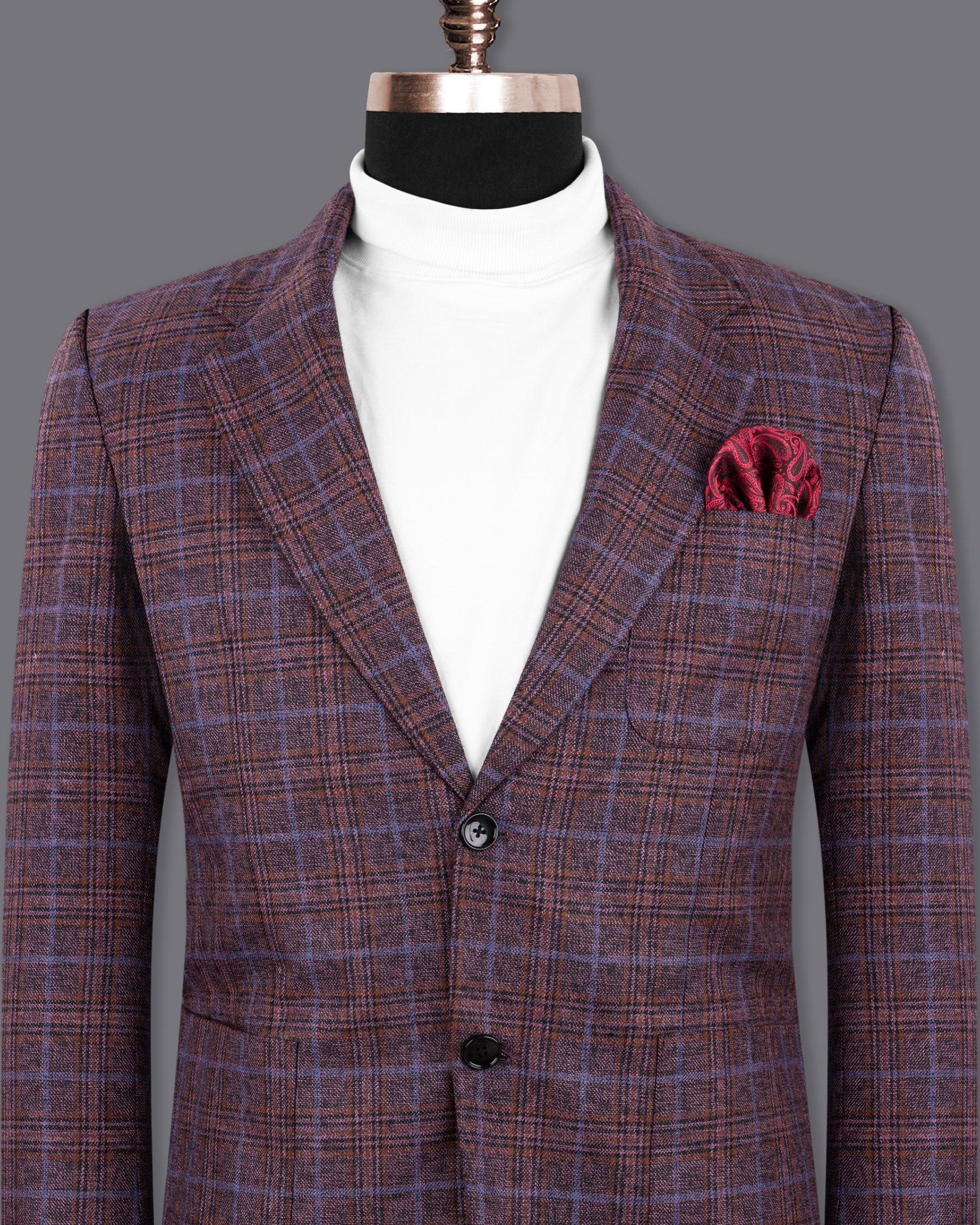 Old Copper Colorful Plaid Wool Rich Blazer BL1235-SB-PP-36, BL1235-SB-PP-38, BL1235-SB-PP-40, BL1235-SB-PP-42, BL1235-SB-PP-44, BL1235-SB-PP-46, BL1235-SB-PP-48, BL1235-SB-PP-50, BL1235-SB-PP-52, BL1235-SB-PP-54, BL1235-SB-PP-56, BL1235-SB-PP-58, BL1235-SB-PP-60