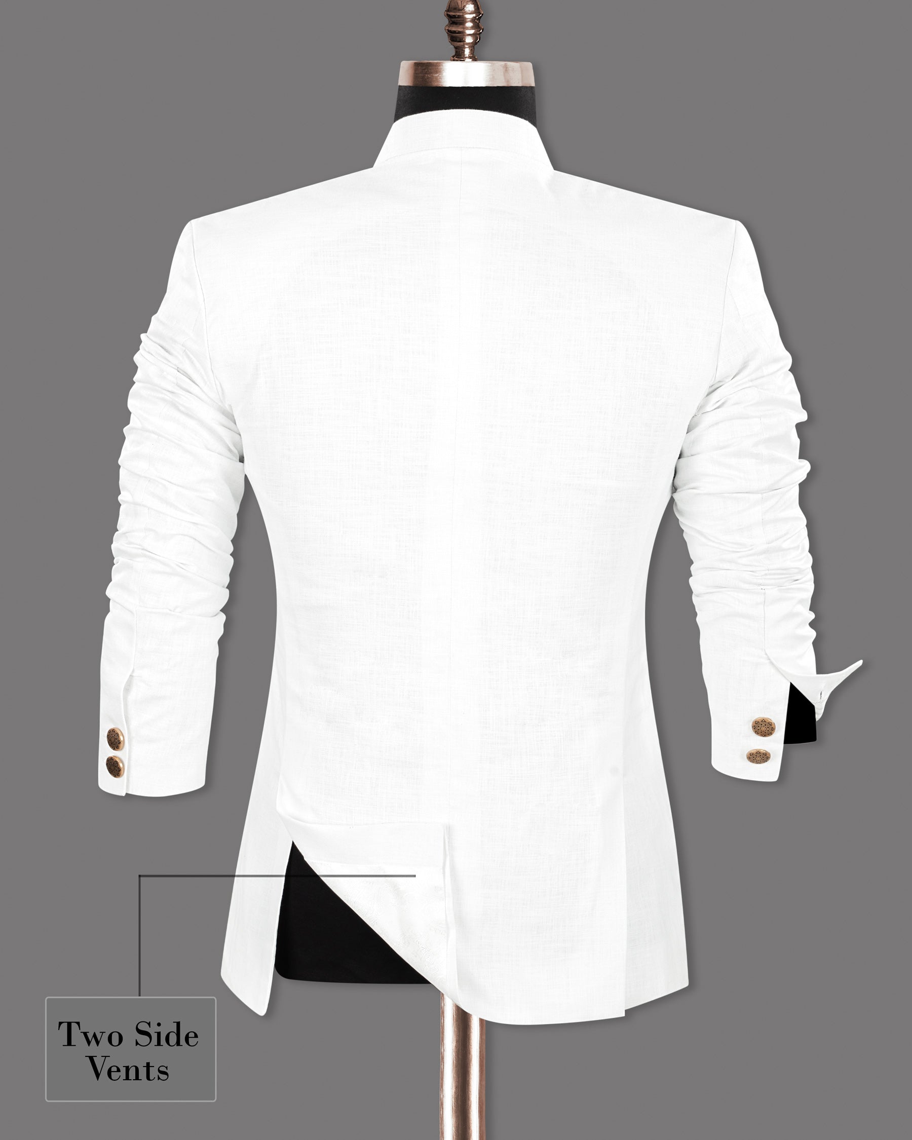 BRIGHT WHITE LUXURIOUS LINEN BANDHGALA/MANDARIN CROSS BUTTONED PERFORMANCE BLAZER BL1241-CBG-50, BL1241-CBG-52, BL1241-CBG-44, BL1241-CBG-46, BL1241-CBG-58, BL1241-CBG-60, BL1241-CBG-48, BL1241-CBG-40, BL1241-CBG-42, BL1241-CBG-38, BL1241-CBG-36, BL1241-CBG-54, BL1241-CBG-56