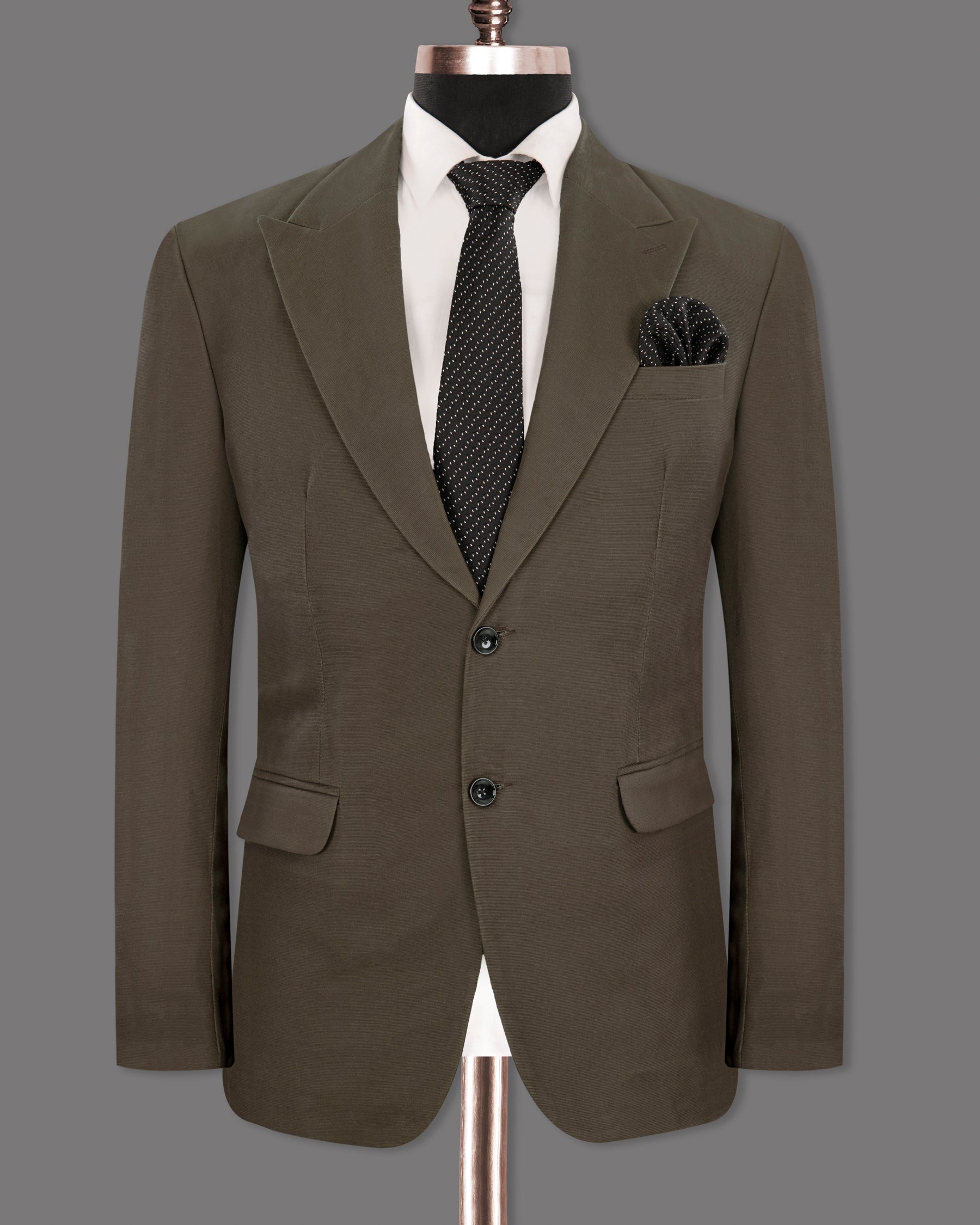 Emperor Brown Premium Cotton Blazer BL1259-SBP-36, BL1259-SBP-38, BL1259-SBP-40, BL1259-SBP-42, BL1259-SBP-44, BL1259-SBP-46, BL1259-SBP-48, BL1259-SBP-50, BL1259-SBP-52, BL1259-SBP-54, BL1259-SBP-56, BL1259-SBP-58, BL1259-SBP-60