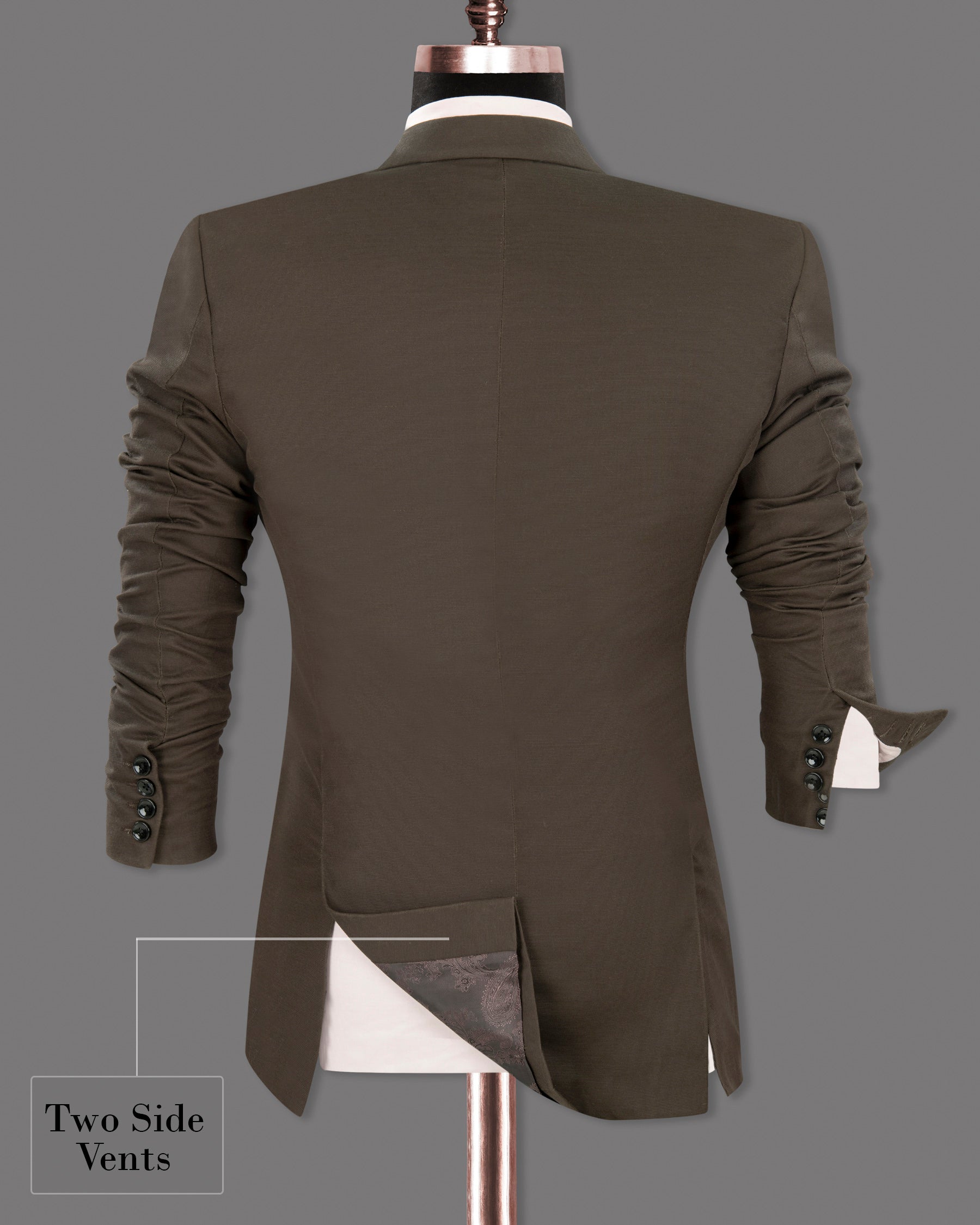 Emperor Brown Premium Cotton Blazer BL1259-SBP-36, BL1259-SBP-38, BL1259-SBP-40, BL1259-SBP-42, BL1259-SBP-44, BL1259-SBP-46, BL1259-SBP-48, BL1259-SBP-50, BL1259-SBP-52, BL1259-SBP-54, BL1259-SBP-56, BL1259-SBP-58, BL1259-SBP-60