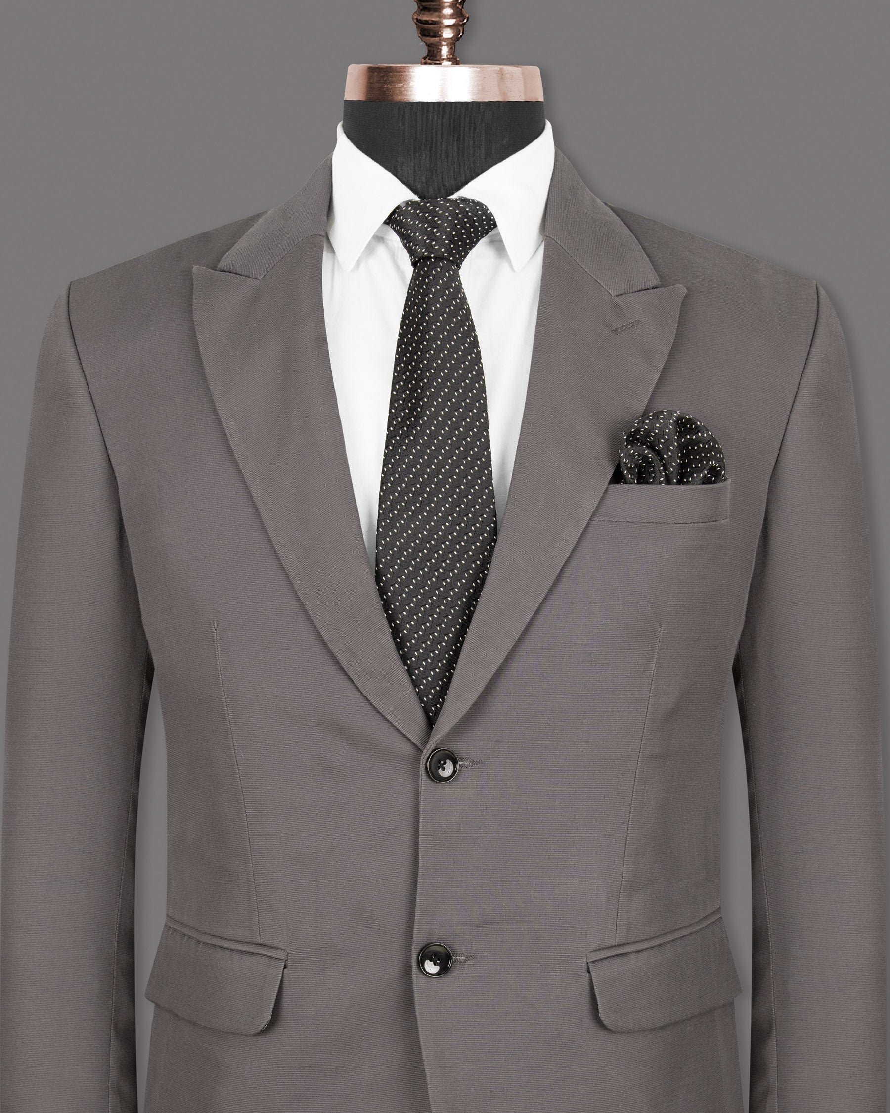 Bright Grey Premium Cotton Blazer BL1283-SBP-36, BL1283-SBP-38, BL1283-SBP-40, BL1283-SBP-42, BL1283-SBP-44, BL1283-SBP-46, BL1283-SBP-48, BL1283-SBP-50, BL1283-SBP-52, BL1283-SBP-54, BL1283-SBP-60, BL1283-SBP-56, BL1283-SBP-58