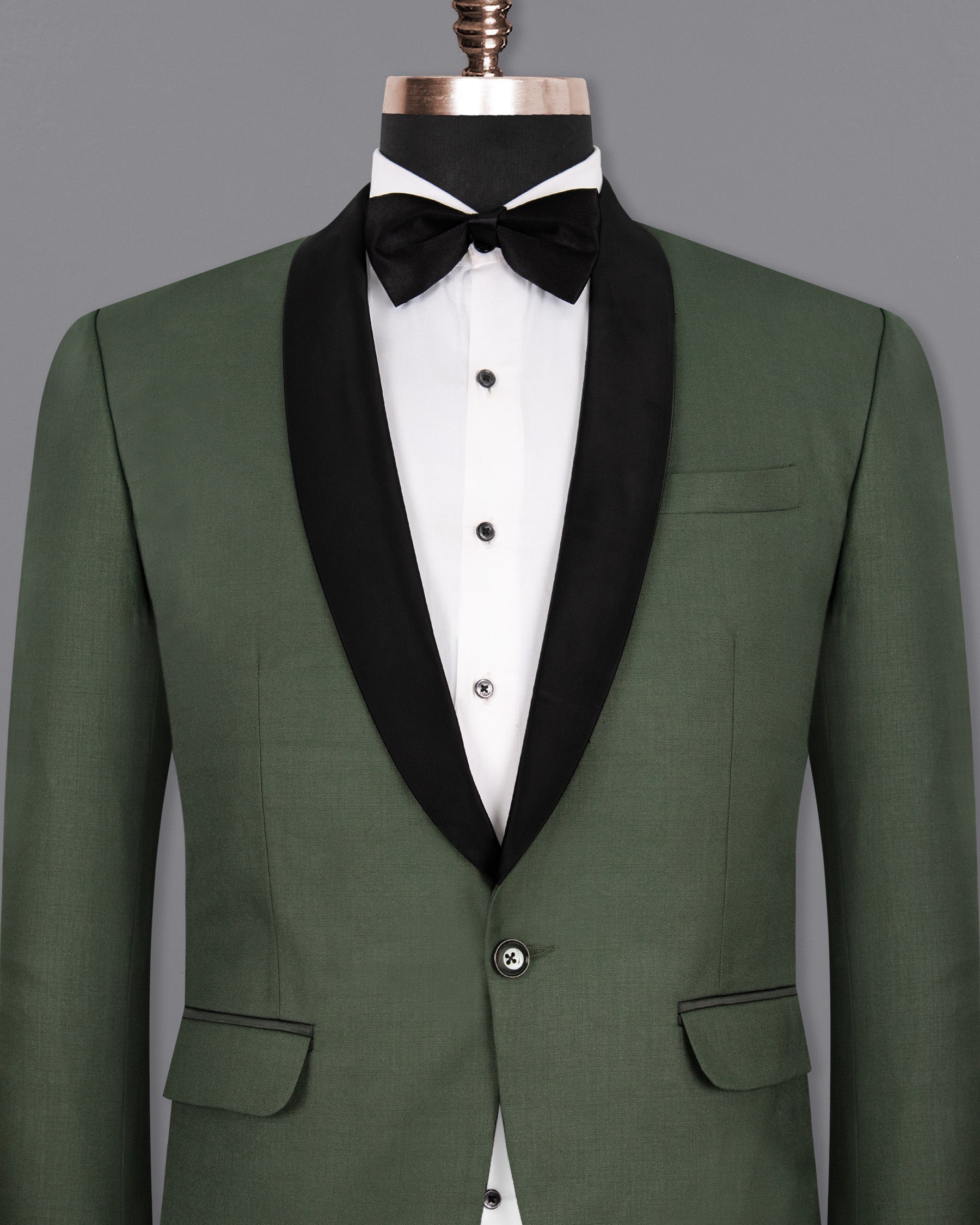 Nandor Green Tuxedo Wool Rich Blazer BL1307-BKL-36, BL1307-BKL-38, BL1307-BKL-40, BL1307-BKL-42, BL1307-BKL-52, BL1307-BKL-46, BL1307-BKL-48, BL1307-BKL-50, BL1307-BKL-54, BL1307-BKL-60, BL1307-BKL-44, BL1307-BKL-56, BL1307-BKL-58