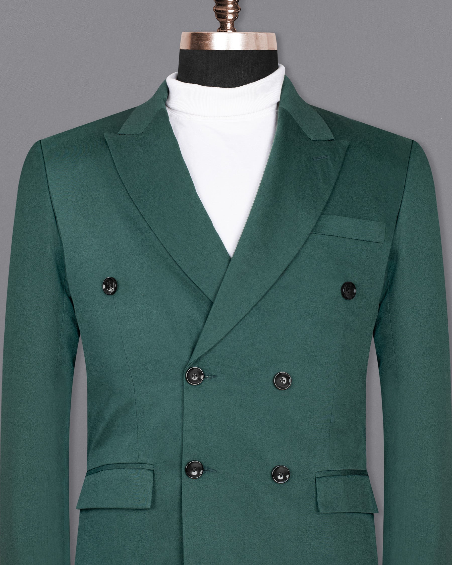 Te Papa Green Double Breasted Premium Cotton Blazer BL1327-DB-36, BL1327-DB-38, BL1327-DB-40, BL1327-DB-42, BL1327-DB-44, BL1327-DB-46, BL1327-DB-48, BL1327-DB-50, BL1327-DB-52, BL1327-DB-54, BL1327-DB-56, BL1327-DB-58, BL1327-DB-60