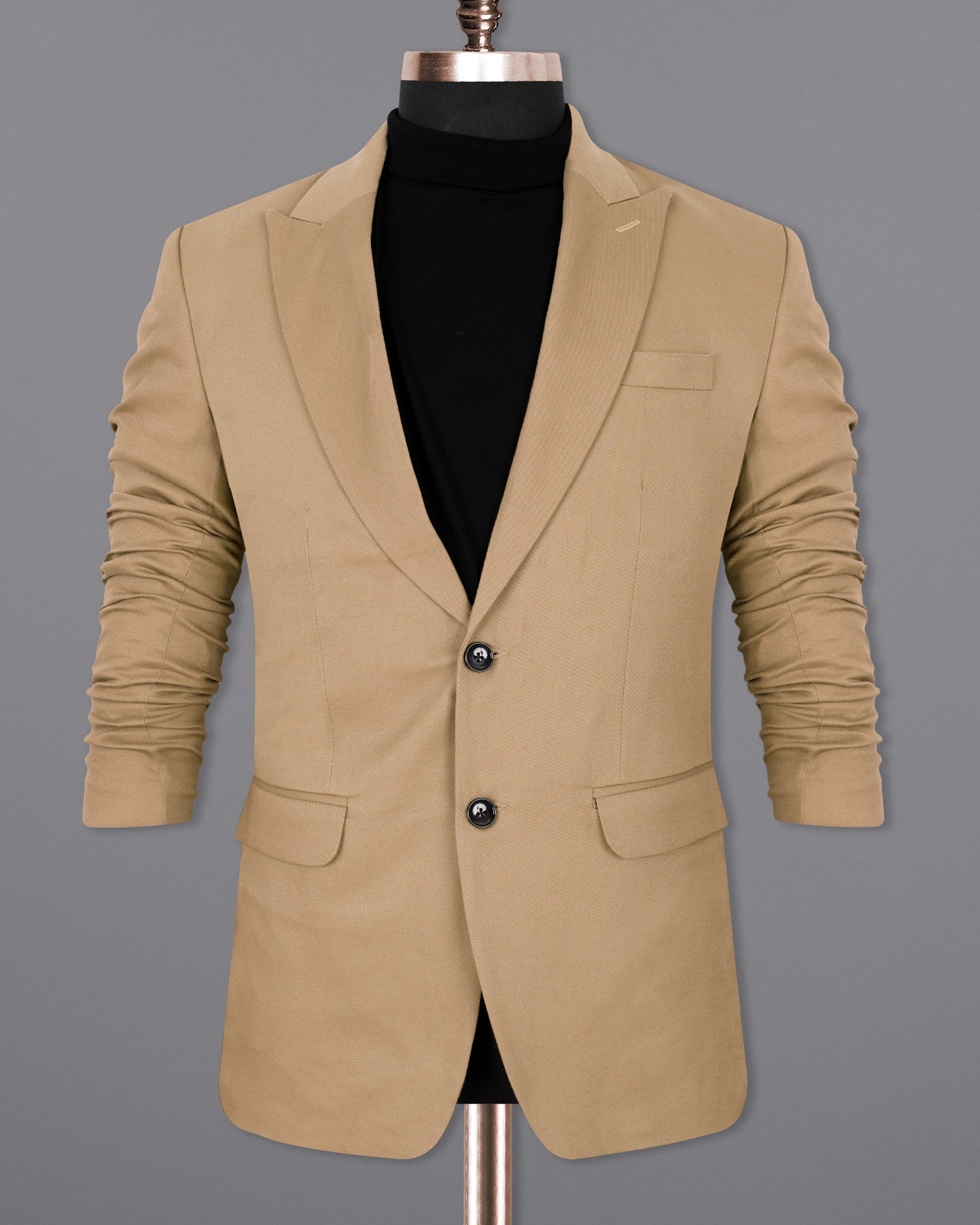 Mongoose Cream Premium Cotton Blazer BL1338-SBP-36, BL1338-SBP-38, BL1338-SBP-40, BL1338-SBP-42, BL1338-SBP-44, BL1338-SBP-46, BL1338-SBP-48, BL1338-SBP-50, BL1338-SBP-52, BL1338-SBP-54, BL1338-SBP-56, BL1338-SBP-58, BL1338-SBP-60