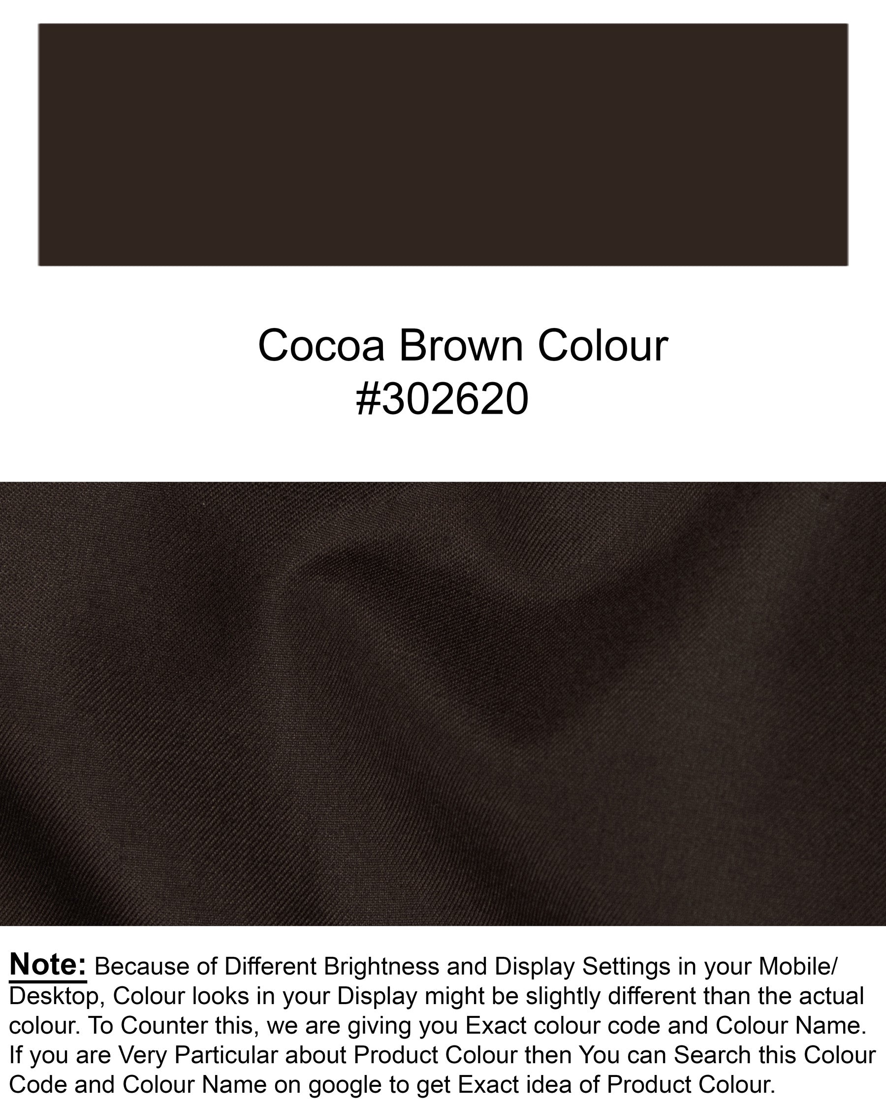 Cocoa Brown Wool Rich Tuxedo Blazer BL1346-BKL-36, BL1346-BKL-38, BL1346-BKL-40, BL1346-BKL-42, BL1346-BKL-44, BL1346-BKL-46, BL1346-BKL-48, BL1346-BKL-50, BL1346-BKL-52, BL1346-BKL-54, BL1346-BKL-56, BL1346-BKL-58, BL1346-BKL-60