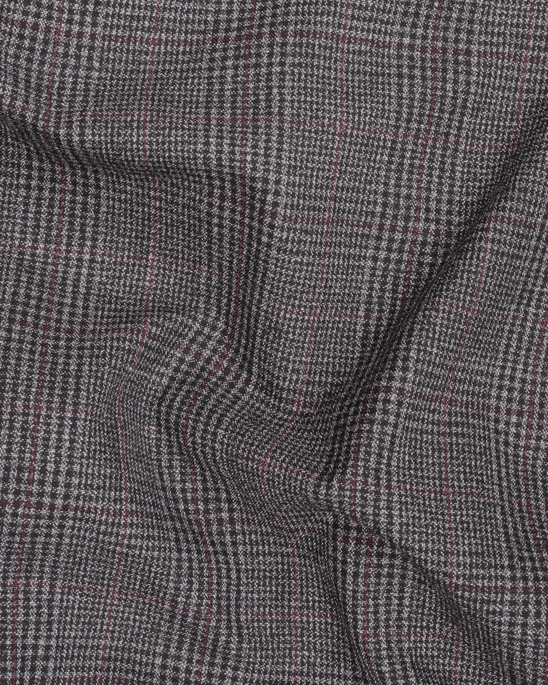 Scorpion Grey Subtle Plaid Double Breasted Wool Rich Blazer BL1365-DB-36, BL1365-DB-38, BL1365-DB-40, BL1365-DB-42, BL1365-DB-44, BL1365-DB-46, BL1365-DB-48, BL1365-DB-50, BL1365-DB-52, BL1365-DB-54, BL1365-DB-56, BL1365-DB-58, BL1365-DB-60