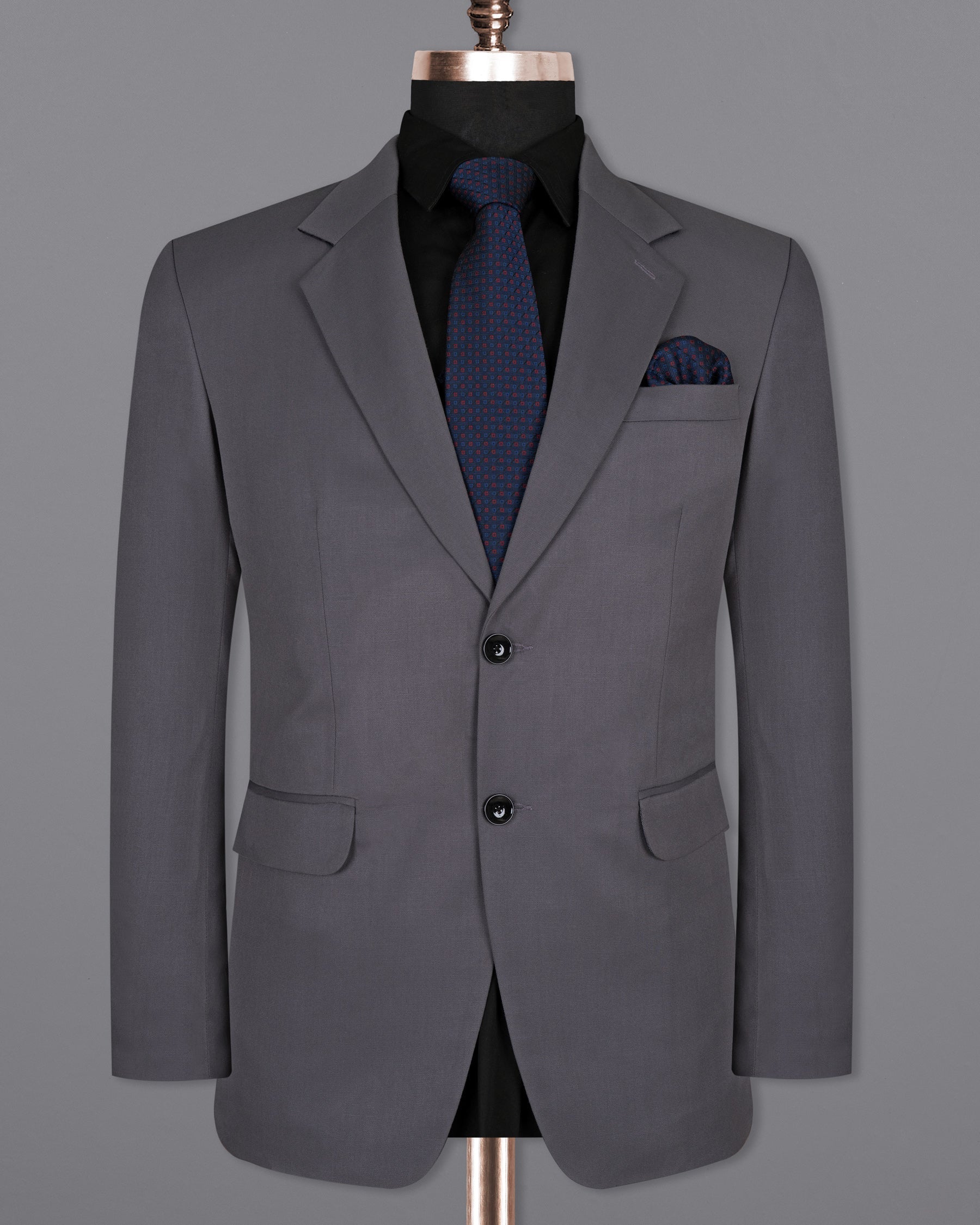 Dolphin Grey Wool Rich Blazer BL1399-SB-36, BL1399-SB-38, BL1399-SB-40, BL1399-SB-42, BL1399-SB-44, BL1399-SB-46, BL1399-SB-48, BL1399-SB-50, BL1399-SB-52, BL1399-SB-54, BL1399-SB-56, BL1399-SB-58, BL1399-SB-60