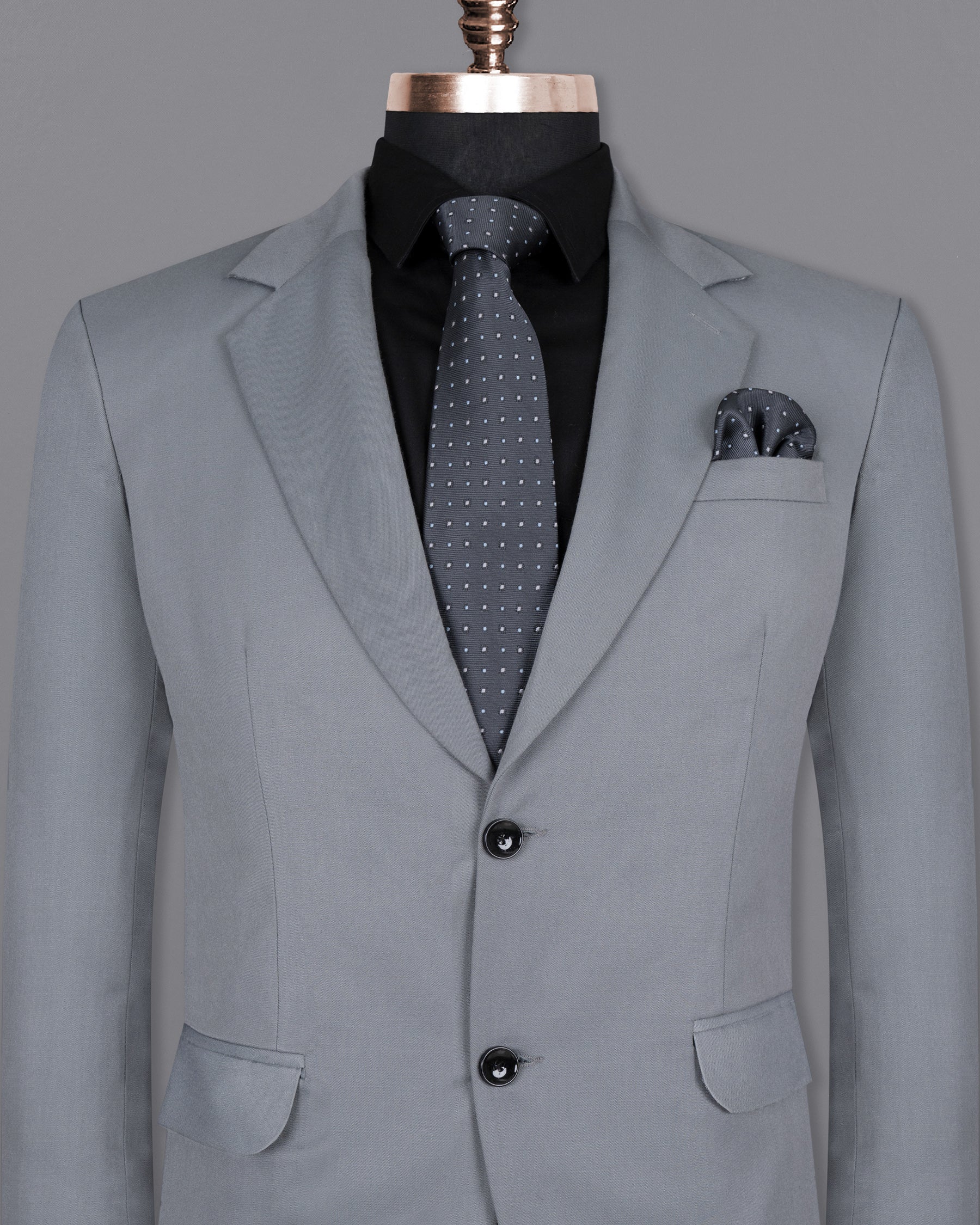 Rolling Stone Grey Wool Rich Blazer BL1402-SB-36, BL1402-SB-38, BL1402-SB-40, BL1402-SB-42, BL1402-SB-44, BL1402-SB-46, BL1402-SB-48, BL1402-SB-50, BL1402-SB-52, BL1402-SB-54, BL1402-SB-56, BL1402-SB-58, BL1402-SB-60