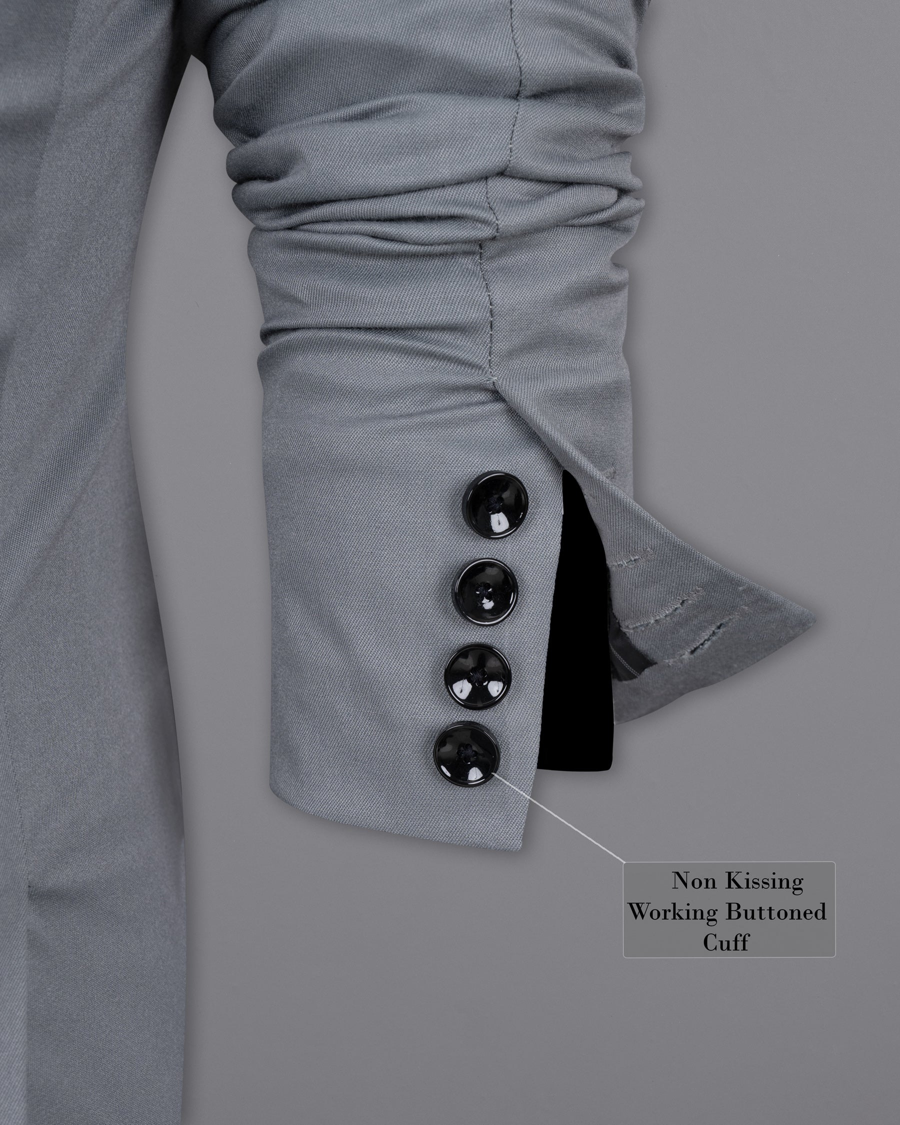 Rolling Stone Grey Wool Rich Blazer BL1402-SB-36, BL1402-SB-38, BL1402-SB-40, BL1402-SB-42, BL1402-SB-44, BL1402-SB-46, BL1402-SB-48, BL1402-SB-50, BL1402-SB-52, BL1402-SB-54, BL1402-SB-56, BL1402-SB-58, BL1402-SB-60