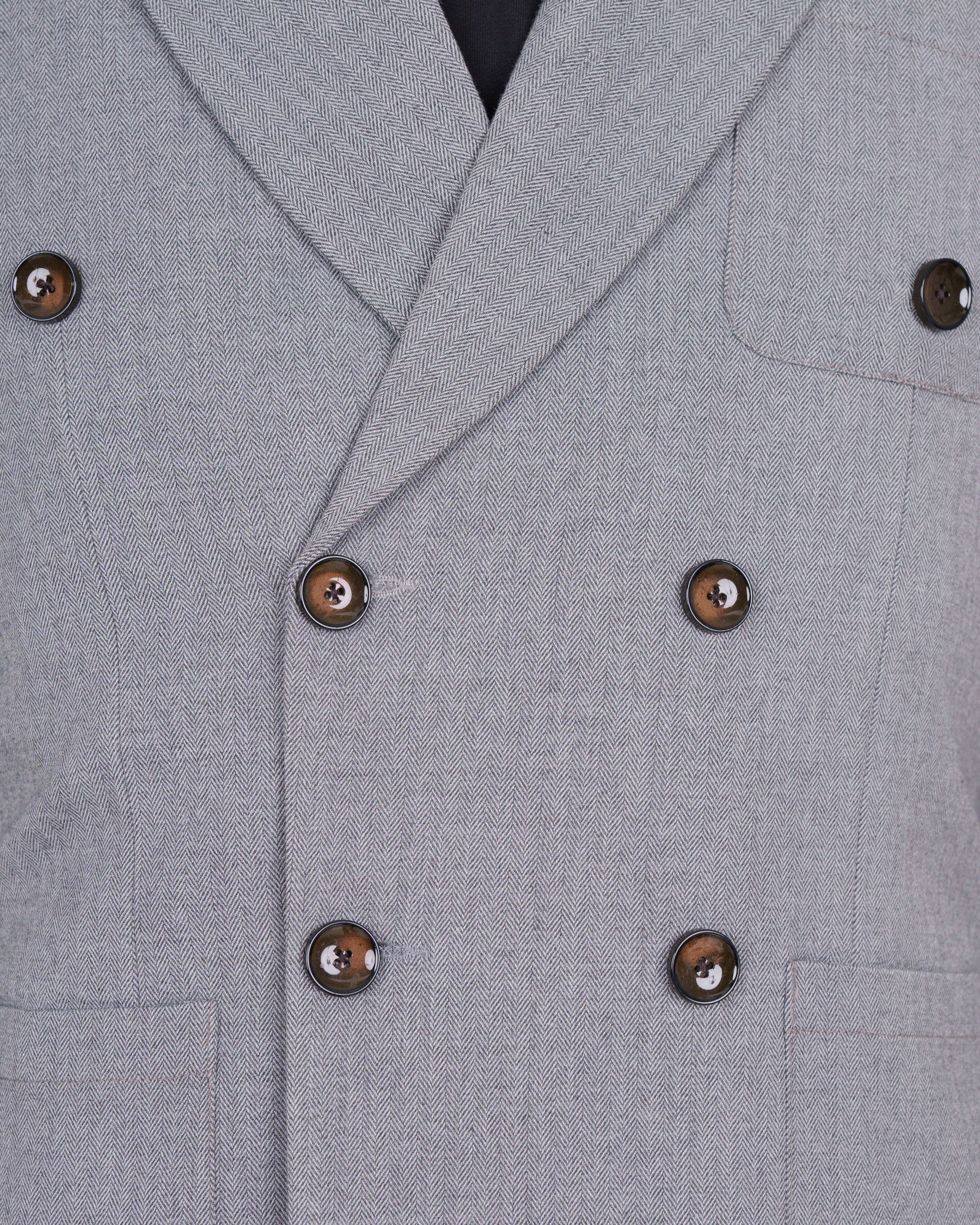 Spun Pearl Grey Herringbone Double-breasted Premium Cotton Sports Blazer BL1435-DB-PP-36,BL1435-DB-PP-38,BL1435-DB-PP-40,BL1435-DB-PP-42,BL1435-DB-PP-44,BL1435-DB-PP-46,BL1435-DB-PP-48,BL1435-DB-PP-50,BL1435-DB-PP-52,BL1435-DB-PP-54,BL1435-DB-PP-56,BL1435-DB-PP-58,BL1435-DB-PP-60