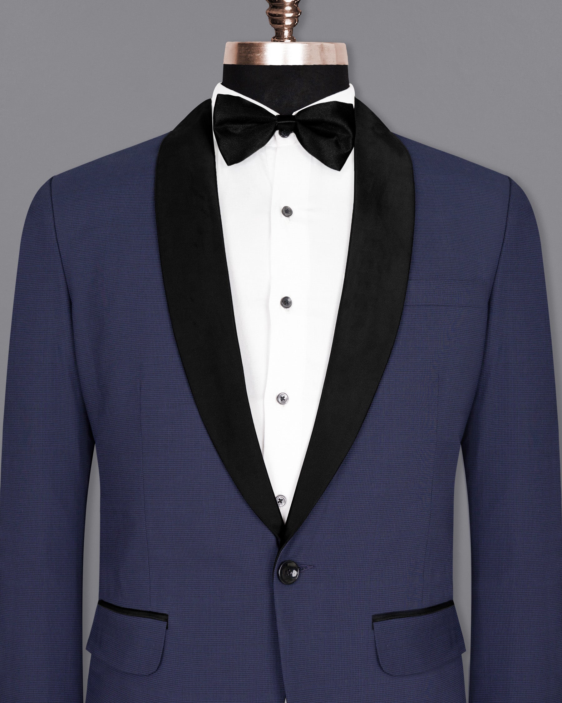 Valhalla Blue subtle plaid Wool Rich Tuxedo Blazer BL1446-BKL-36,BL1446-BKL-38,BL1446-BKL-40,BL1446-BKL-42,BL1446-BKL-44,BL1446-BKL-46,BL1446-BKL-48,BL1446-BKL-50,BL1446-BKL-52,BL1446-BKL-54,BL1446-BKL-56,BL1446-BKL-58,BL1446-BKL-60