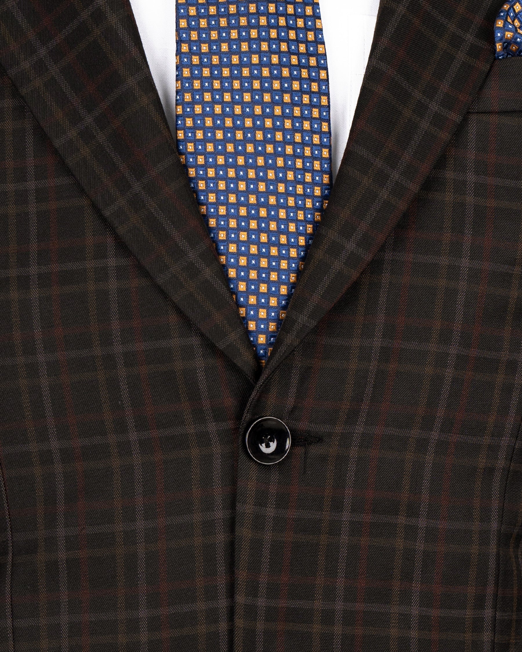 Zeus Black Plaid Wool Rich Blazer BL1494-SB-36, BL1494-SB-38, BL1494-SB-40, BL1494-SB-42, BL1494-SB-44, BL1494-SB-46, BL1494-SB-48, BL1494-SB-50, BL1494-SB-52, BL1494-SB-54, BL1494-SB-56, BL1494-SB-58, BL1494-SB-60