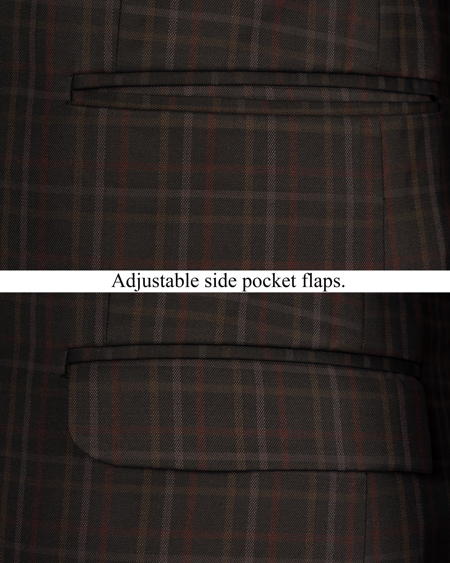 Zeus Black Plaid Wool Rich Blazer BL1494-SB-36, BL1494-SB-38, BL1494-SB-40, BL1494-SB-42, BL1494-SB-44, BL1494-SB-46, BL1494-SB-48, BL1494-SB-50, BL1494-SB-52, BL1494-SB-54, BL1494-SB-56, BL1494-SB-58, BL1494-SB-60