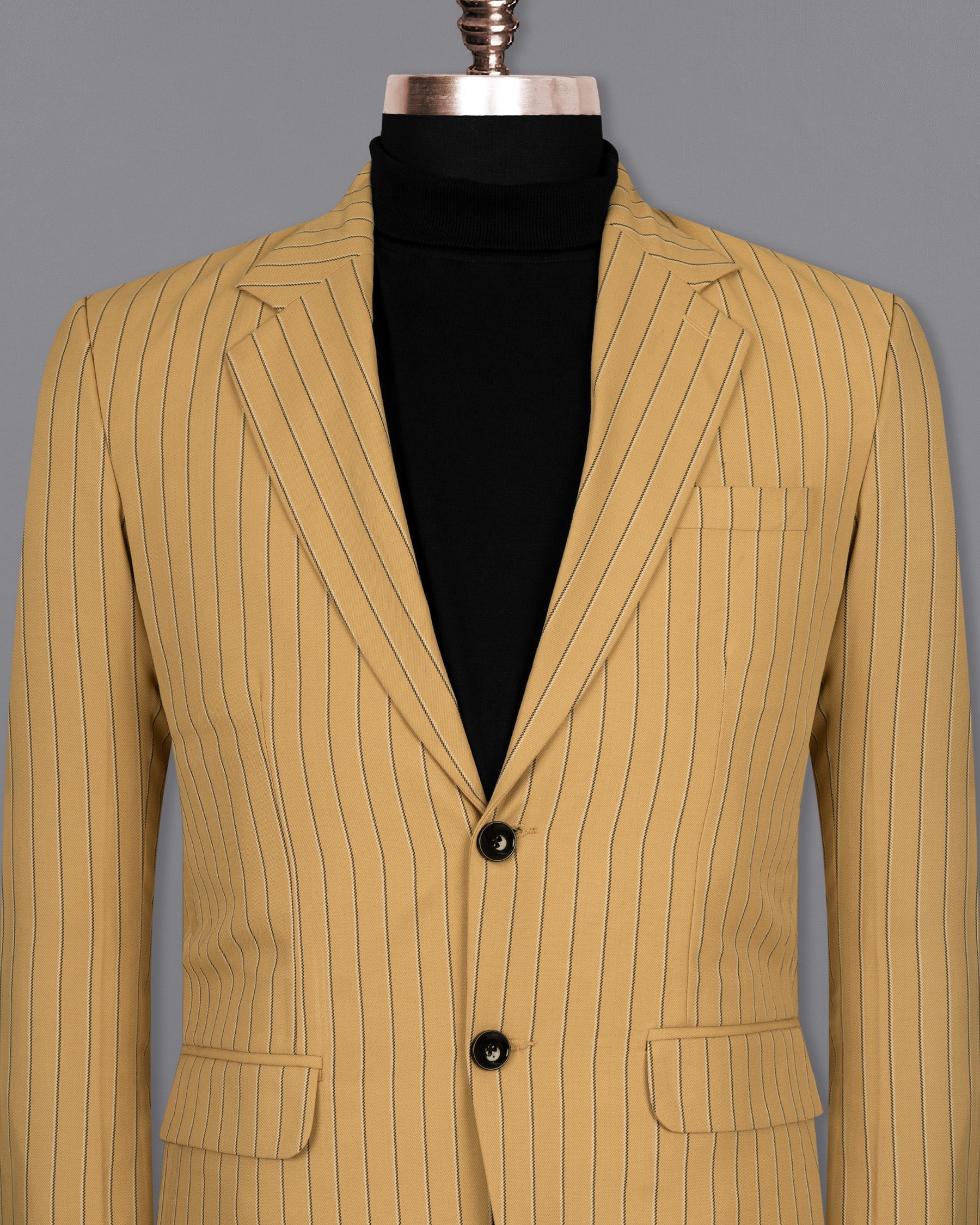 Twine Brown Striped Wool Rich Blazer BL1511-SB-36, BL1511-SB-38, BL1511-SB-40, BL1511-SB-42, BL1511-SB-44, BL1511-SB-46, BL1511-SB-48, BL1511-SB-50, BL1511-SB-52, BL1511-SB-54, BL1511-SB-56, BL1511-SB-58, BL1511-SB-60