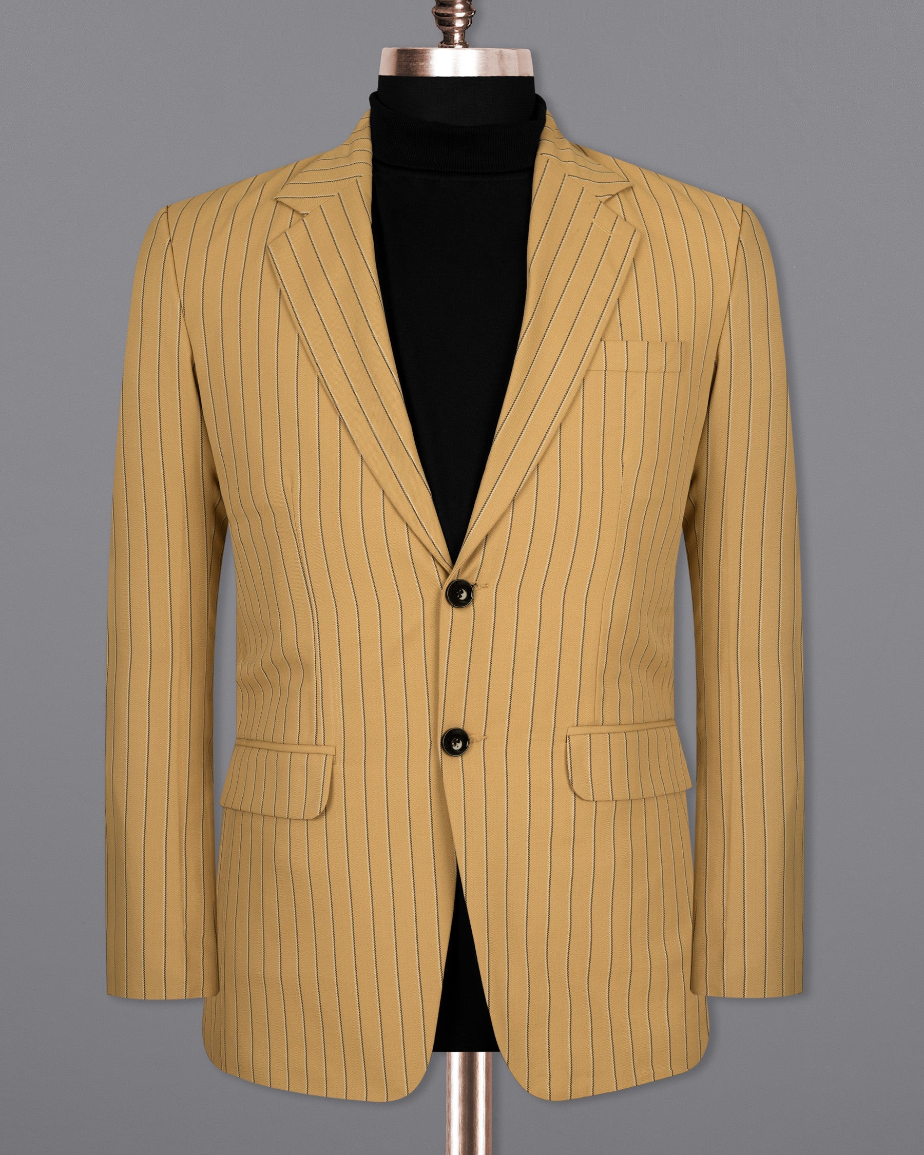 Twine Brown Striped Wool Rich Blazer BL1511-SB-36, BL1511-SB-38, BL1511-SB-40, BL1511-SB-42, BL1511-SB-44, BL1511-SB-46, BL1511-SB-48, BL1511-SB-50, BL1511-SB-52, BL1511-SB-54, BL1511-SB-56, BL1511-SB-58, BL1511-SB-60