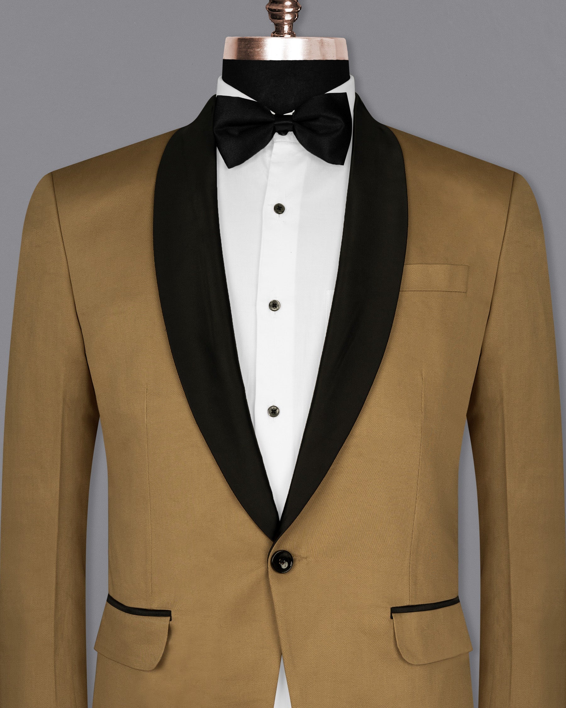 Oak Brown Premium Cotton Tuxedo Blazer BL1528-BKL-36, BL1528-BKL-38, BL1528-BKL-40, BL1528-BKL-42, BL1528-BKL-44, BL1528-BKL-46, BL1528-BKL-48, BL1528-BKL-50, BL1528-BKL-52, BL1528-BKL-54, BL1528-BKL-56, BL1528-BKL-58, BL1528-BKL-60