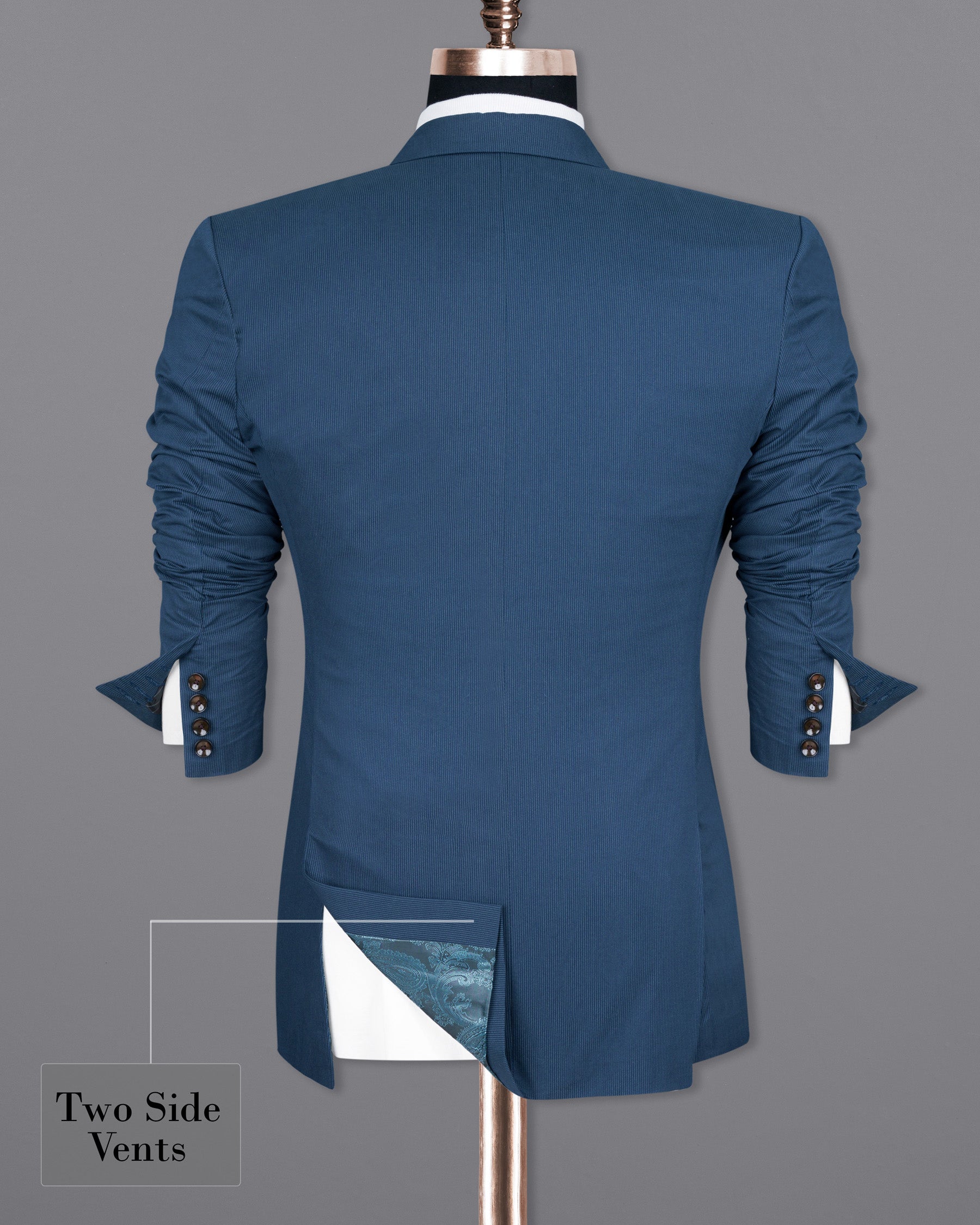 San Juan Blue Subtle Blriped Premium Cotton Sports Blazer BL1569-SB-PP-36, BL1569-SB-PP-38, BL1569-SB-PP-40, BL1569-SB-PP-42, BL1569-SB-PP-44, BL1569-SB-PP-46, BL1569-SB-PP-48, BL1569-SB-PP-50, BL1569-SB-PP-52, BL1569-SB-PP-54, BL1569-SB-PP-56, BL1569-SB-PP-58, BL1569-SB-PP-60