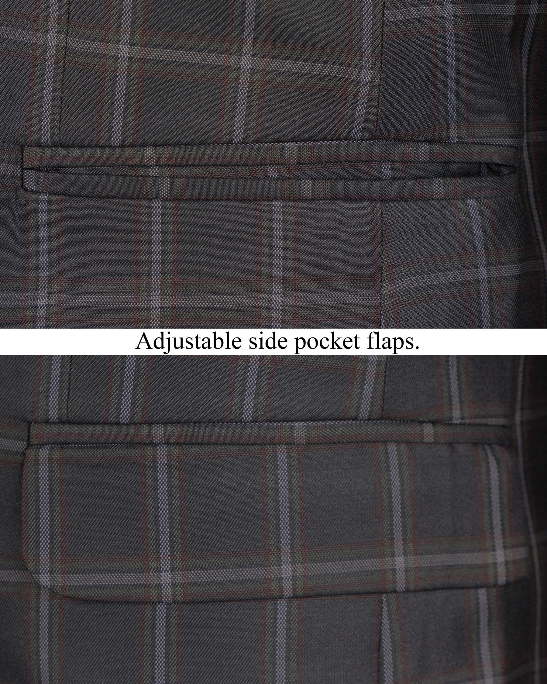 Tundora Gray windowpane Wool Rich Blazer BL1591-SB-36, BL1591-SB-38, BL1591-SB-40, BL1591-SB-42, BL1591-SB-44, BL1591-SB-46, BL1591-SB-48, BL1591-SB-50, BL1591-SB-52, BL1591-SB-54, BL1591-SB-56, BL1591-SB-58, BL1591-SB-60